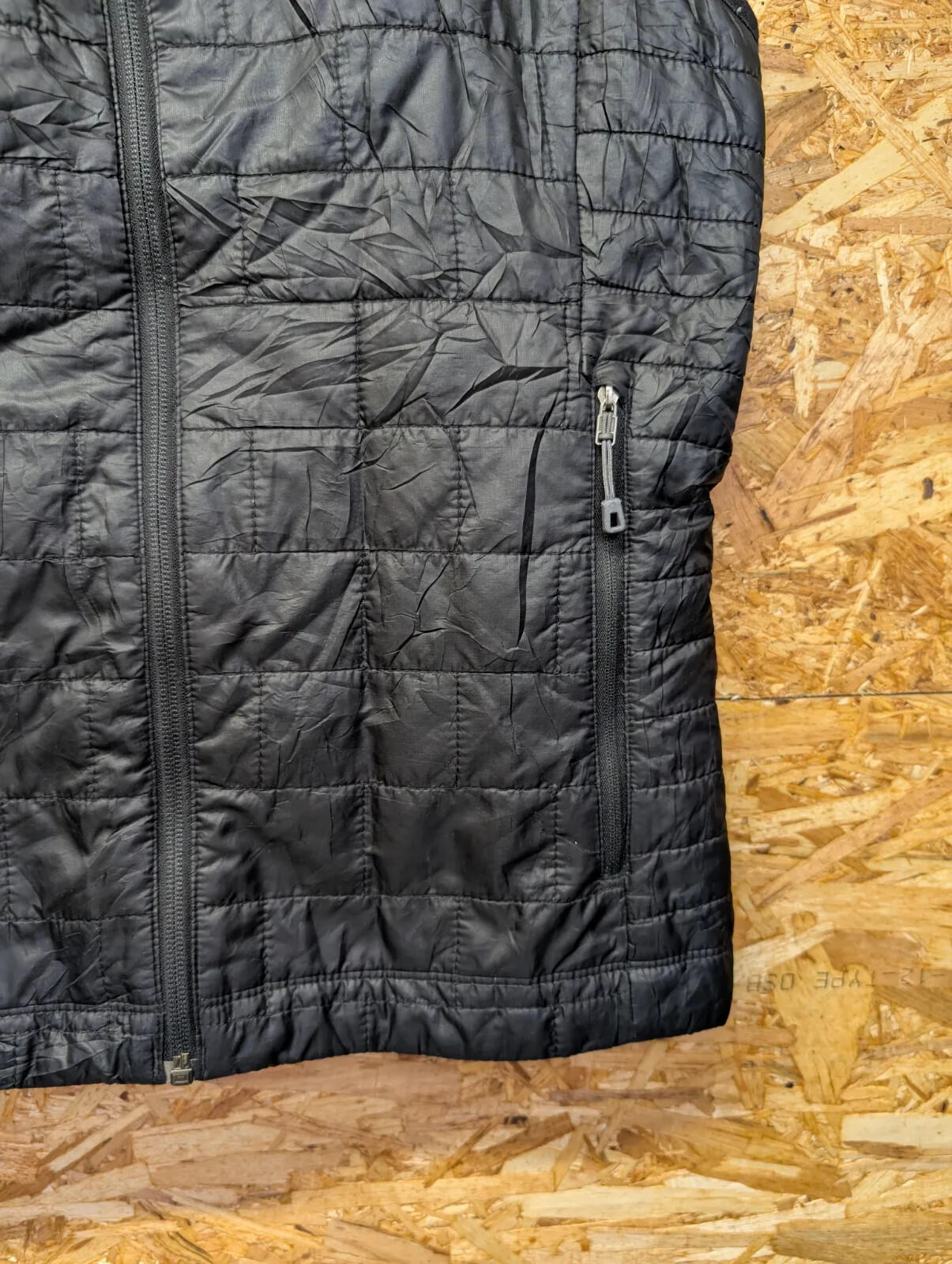 Patagonia Nano Puff Vest Womens Medium Black Gilet Insulated Bodywarmer Jacket