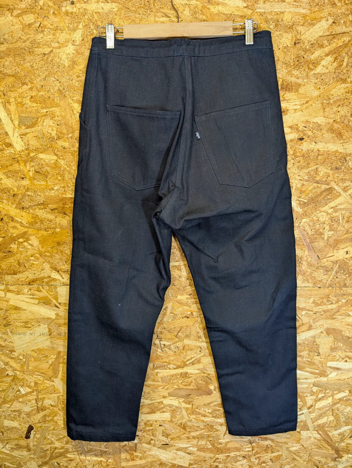 Levis Made & Crafted Tapered Jeans W30 Mens Dark Blue Selvedge Denim Drawstring