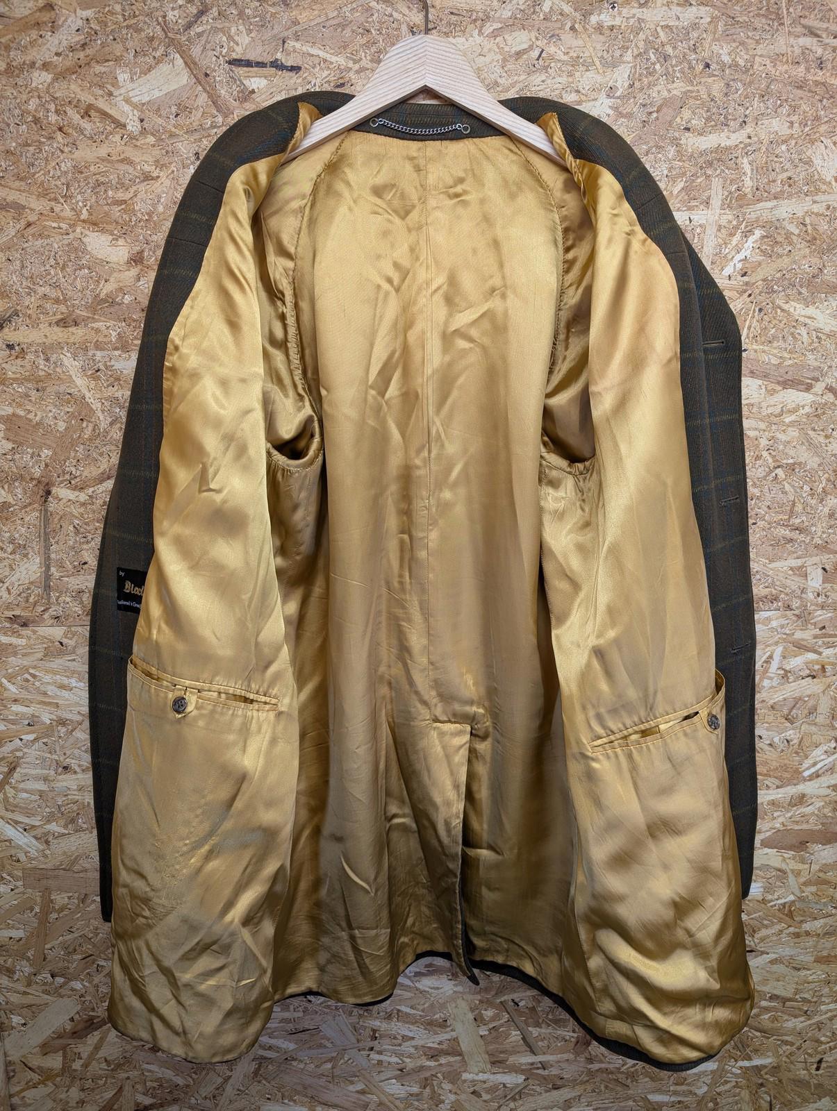 Bladen Overcoat Large Men Plaid Wool Long Jacket Khaki Green Brown Derby Vintage