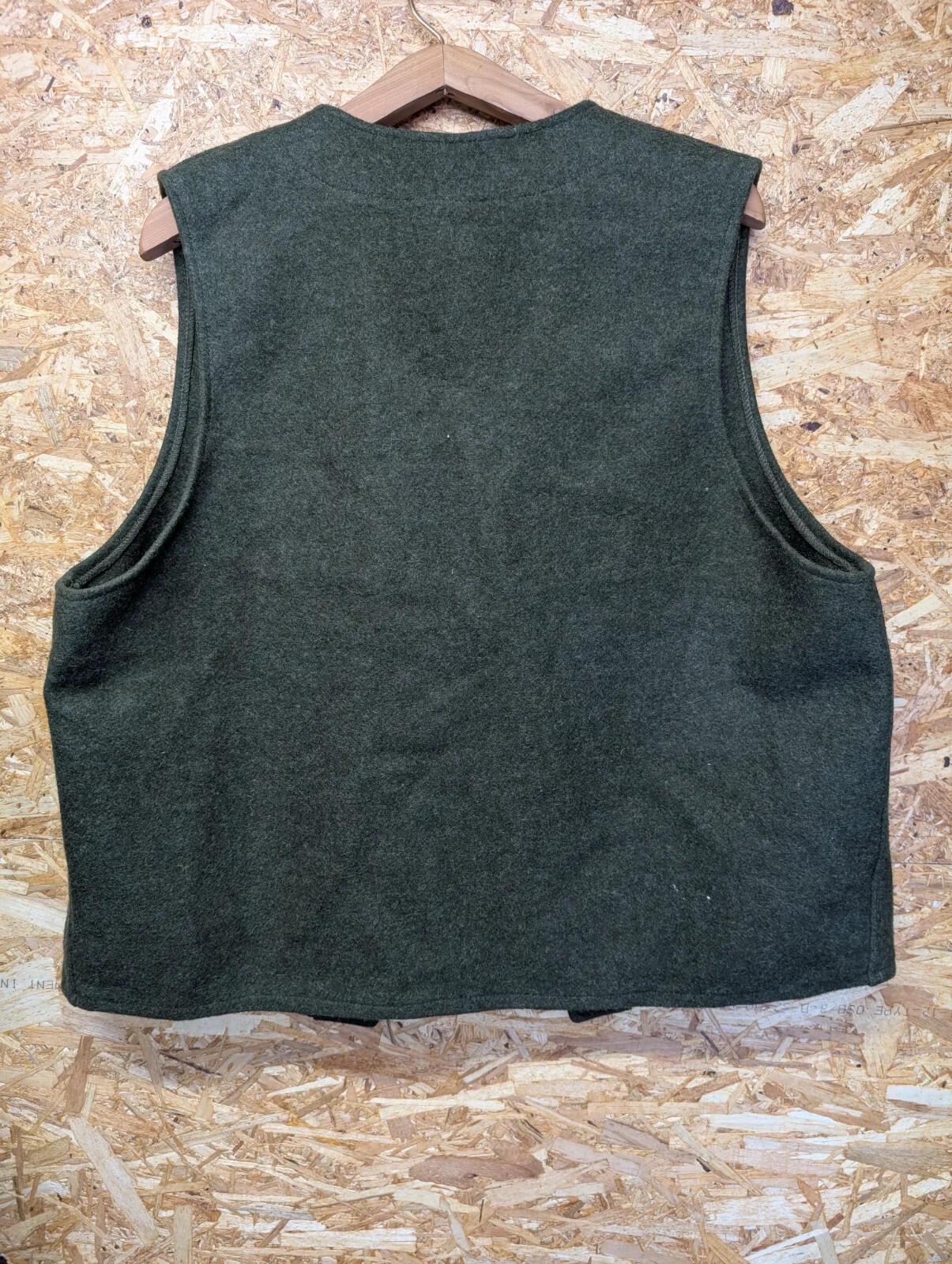 Filson Mackinaw Wool Vest Button Up Mens 3XL 48 Forest Green USA Made Style 20