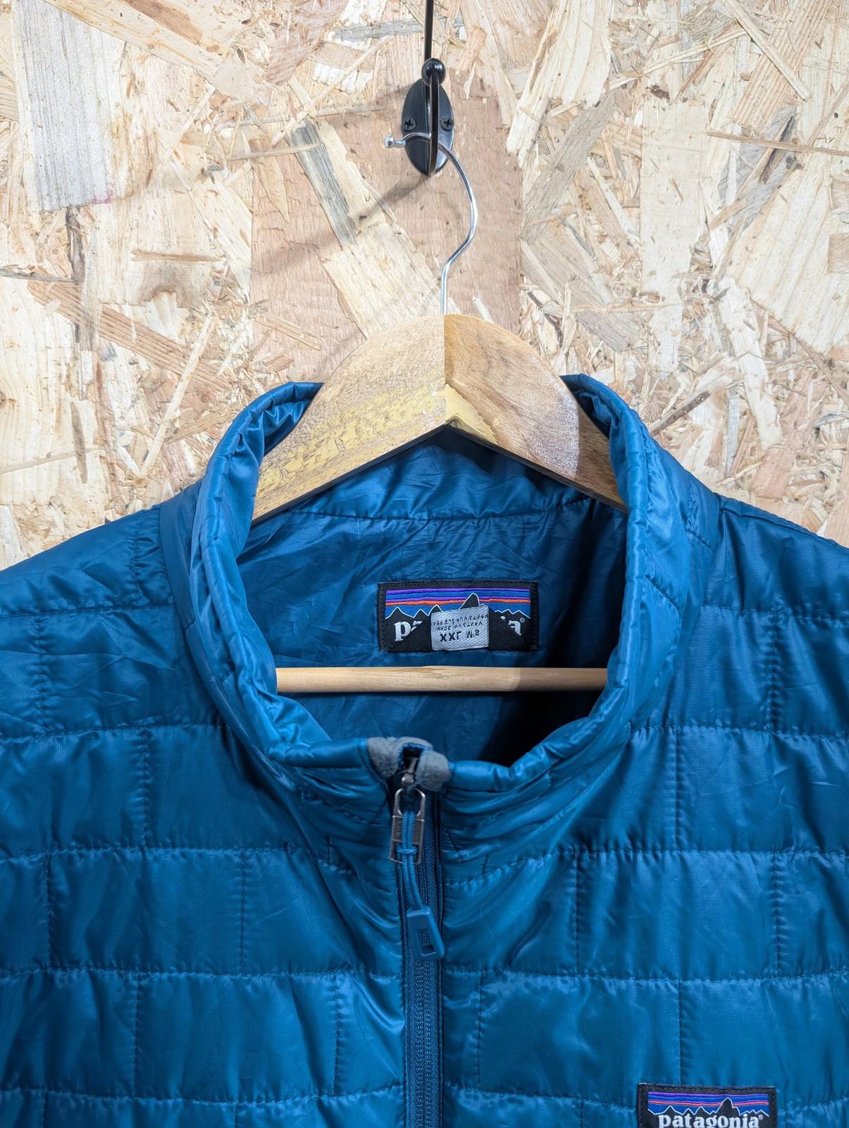 Patagonia Nano Puff Vest XXL Men Puffer Quilt Gilet Blue Lightweight Bodywarmer