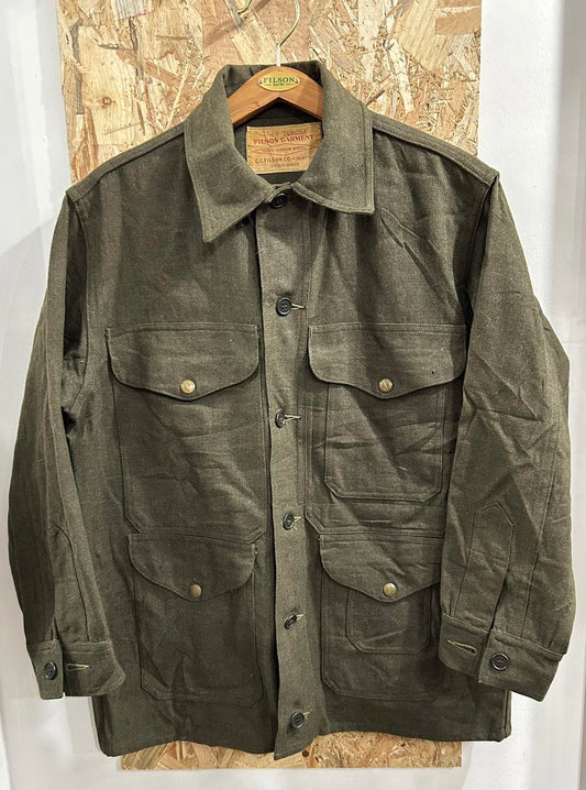 Vintage 50s Union Made Filson Forestry Cloth Cruiser Large Jacket Green USA