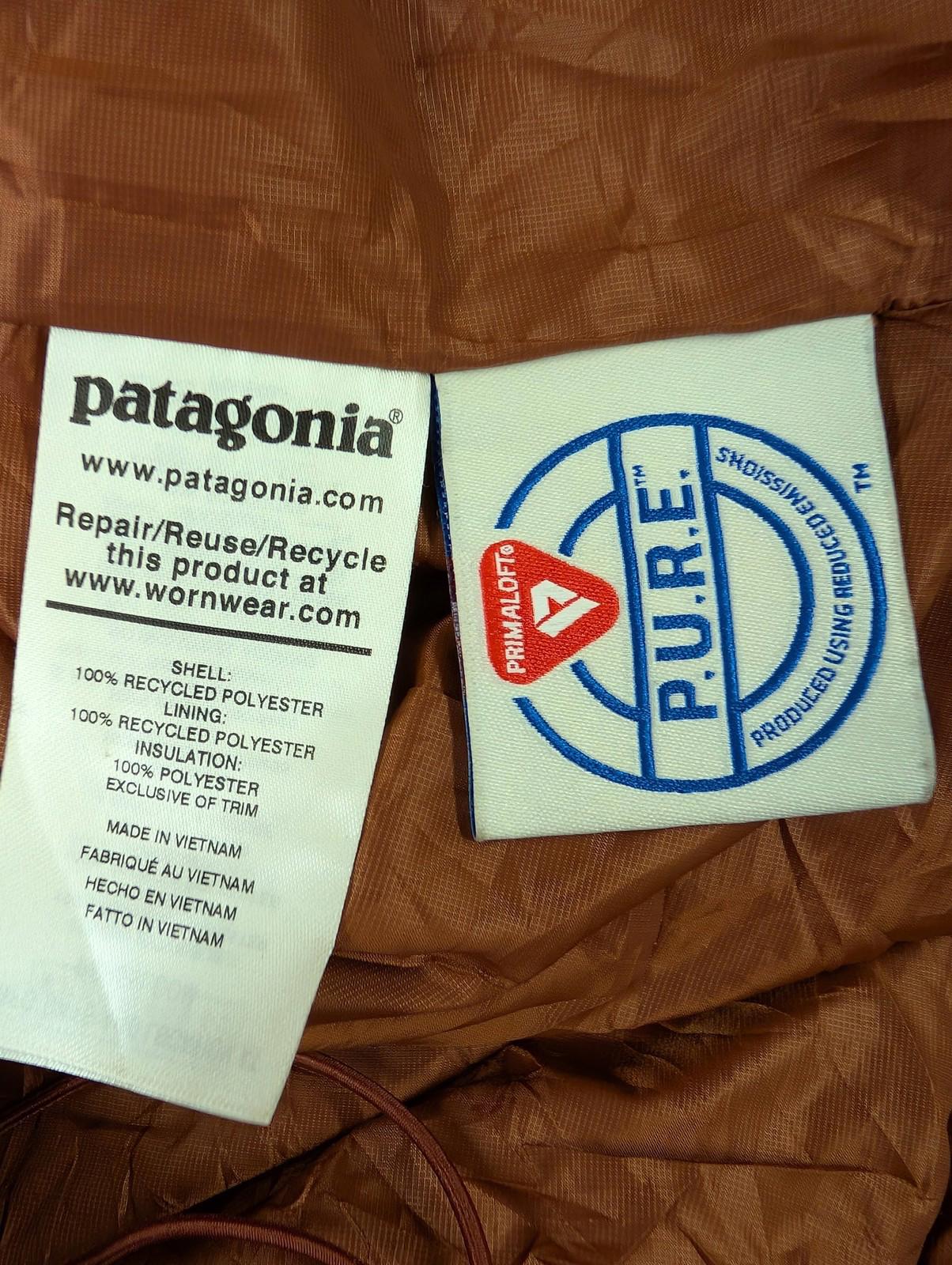 Patagonia Nano Puff Jacket XXL Men Orange Quilted Lightweight Primaloft Hiking