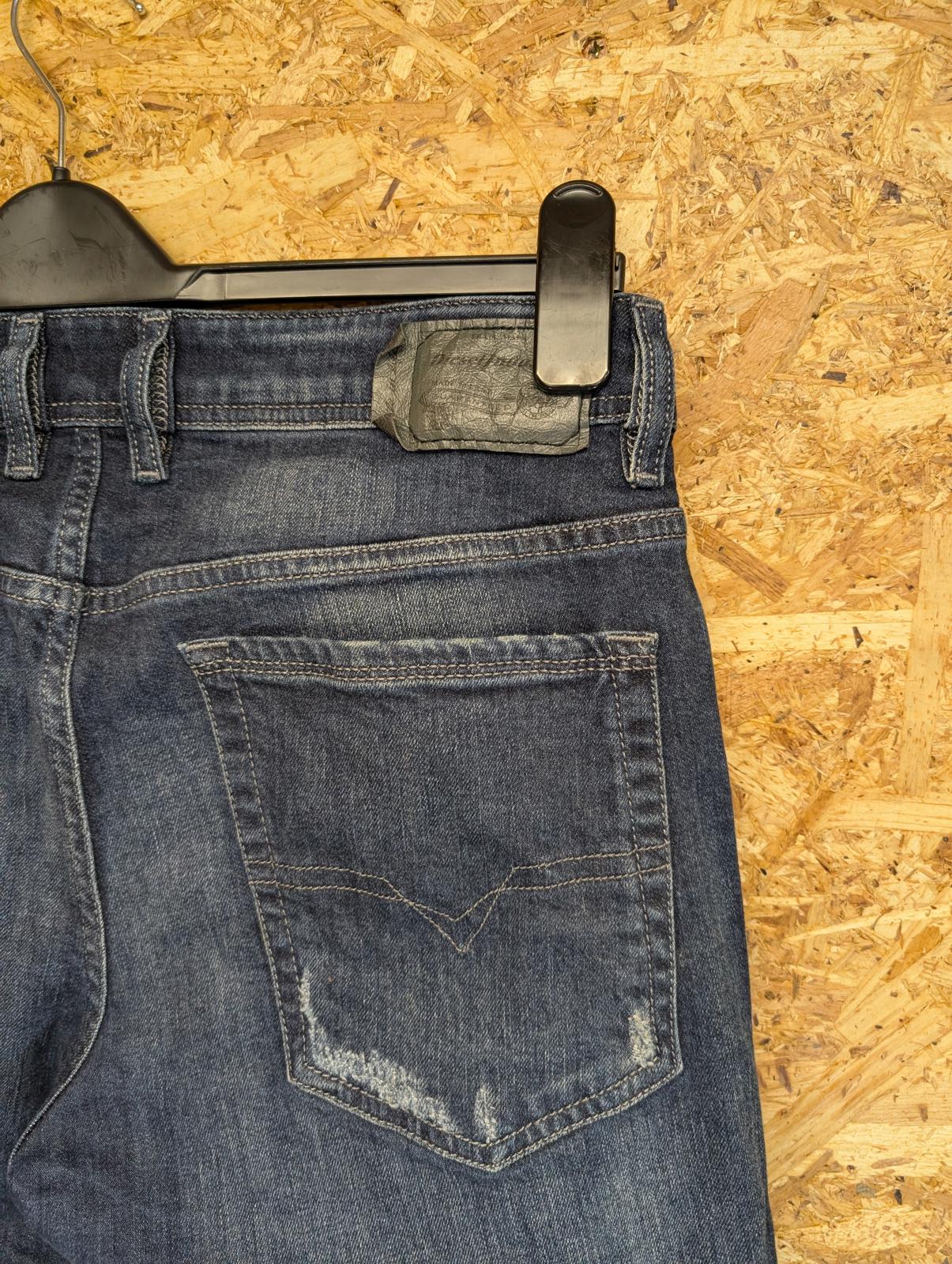 Diesel Troxer Slim Skinny Jeans W32 L32 Stretch Indigo Blue Denim R8KJ4