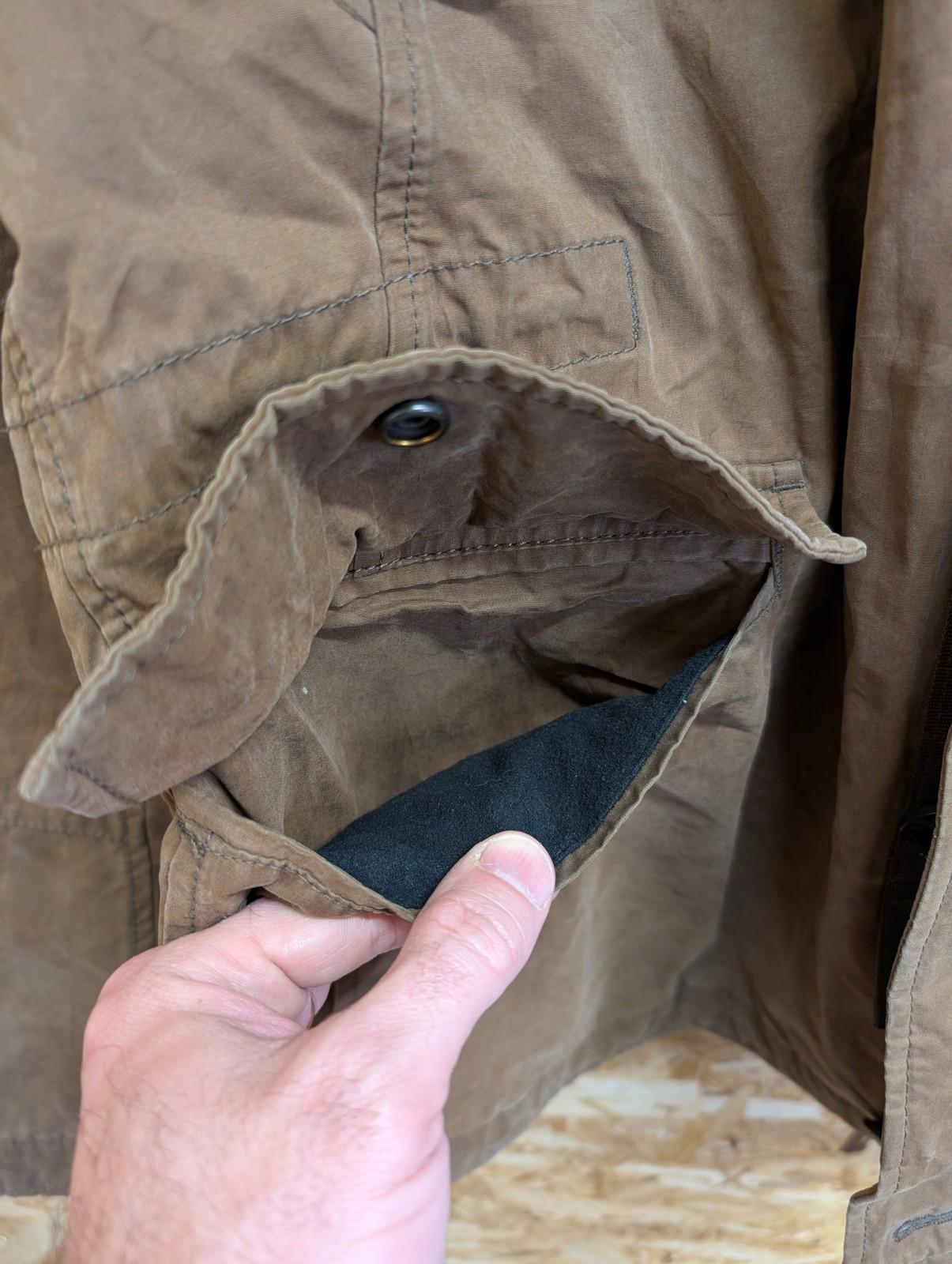 Strellson Jacket XL 44 Men Brown Chore Swiss Cross Edition Detachable Wool Liner