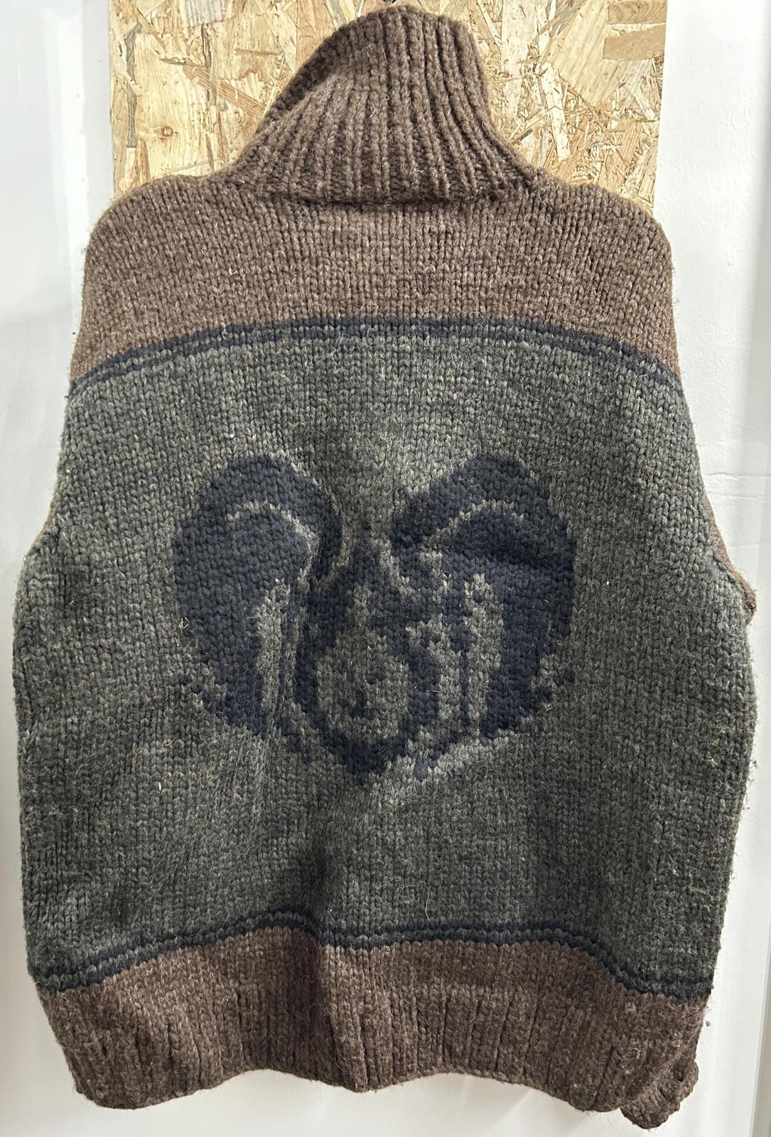 Filson Knitted Mens Large Limited Edition Wool Cowichan Cardigan Jumper