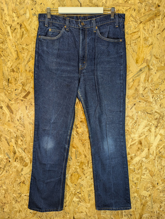 Levis 517 Mid Blue Wash Jeans Bootcut Orange Tab Made USA Vintage 1986 W36 L36