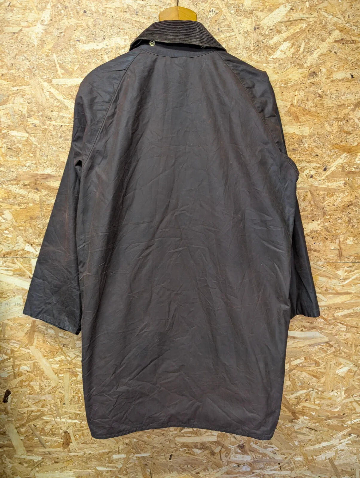 Vintage 1996 Barbour Gamefair Wax Jacket Mens Small C38 Rustic Brown A125 90s