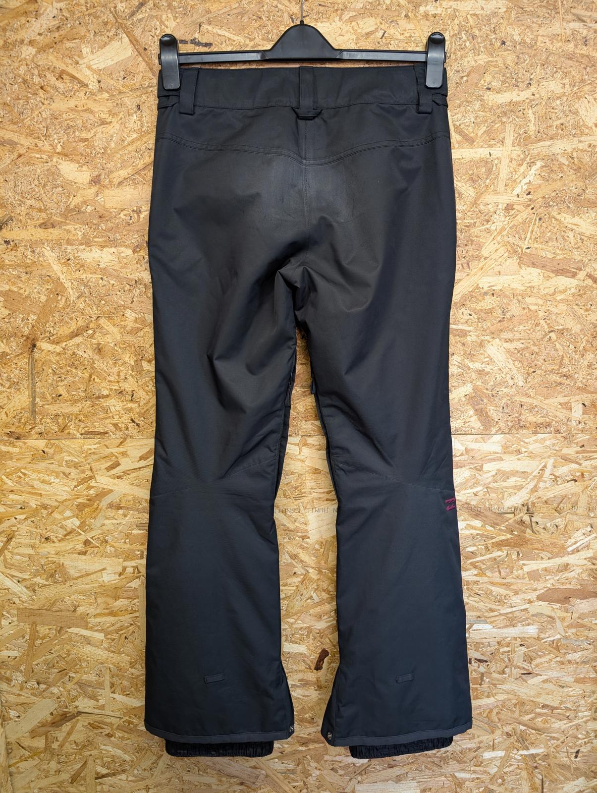 Billabong Salopettes Small W30 L31 Ski Trousers Cargo Black Snowboard Padded 10k
