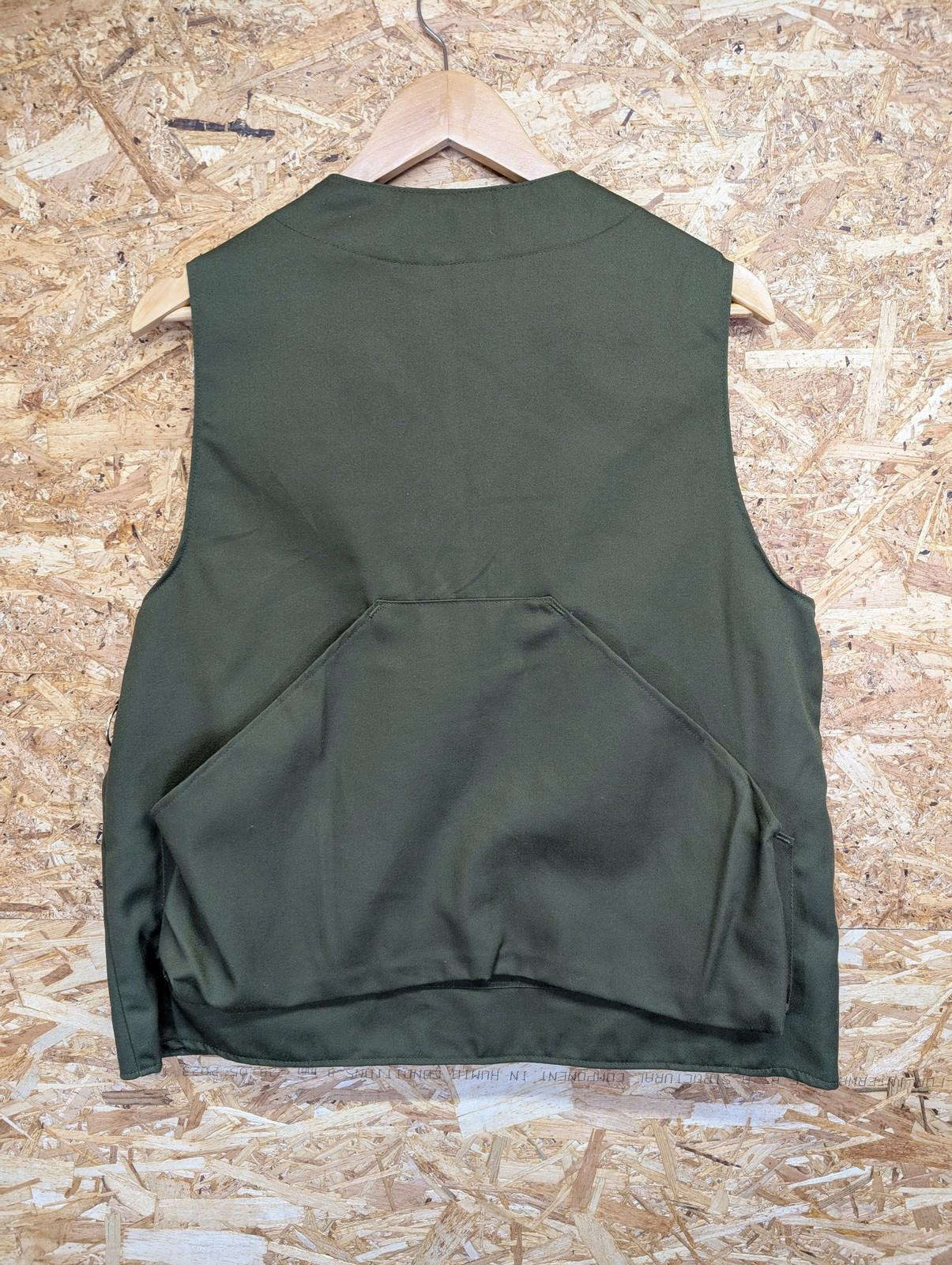 Barbour Vintage Vest Medium 80s Flyfisher Gilet Green Dry Fly Fishing Waistcoat