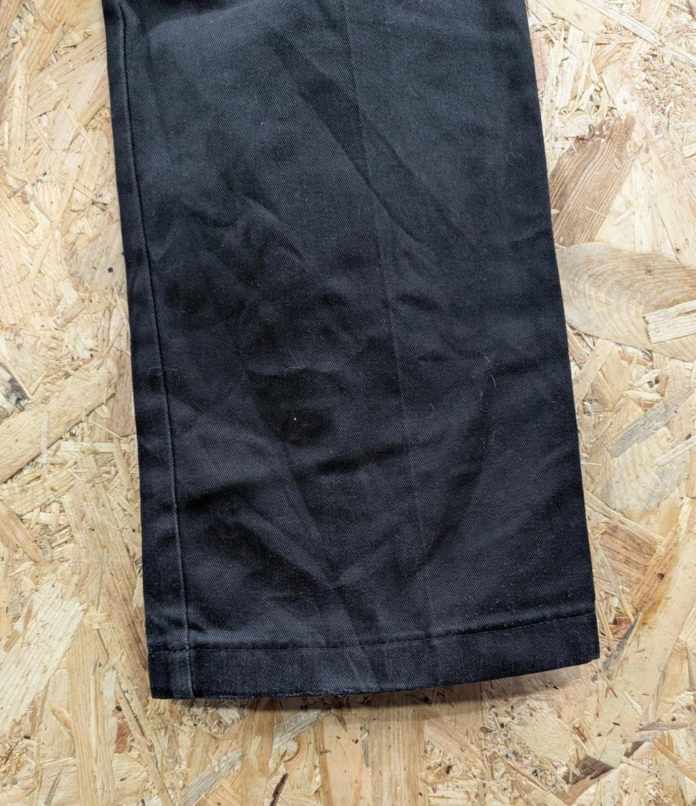 Dickies 874 Skate Chino Pants W30 L32 Black Trousers Baggies Skate Zip Relaxed