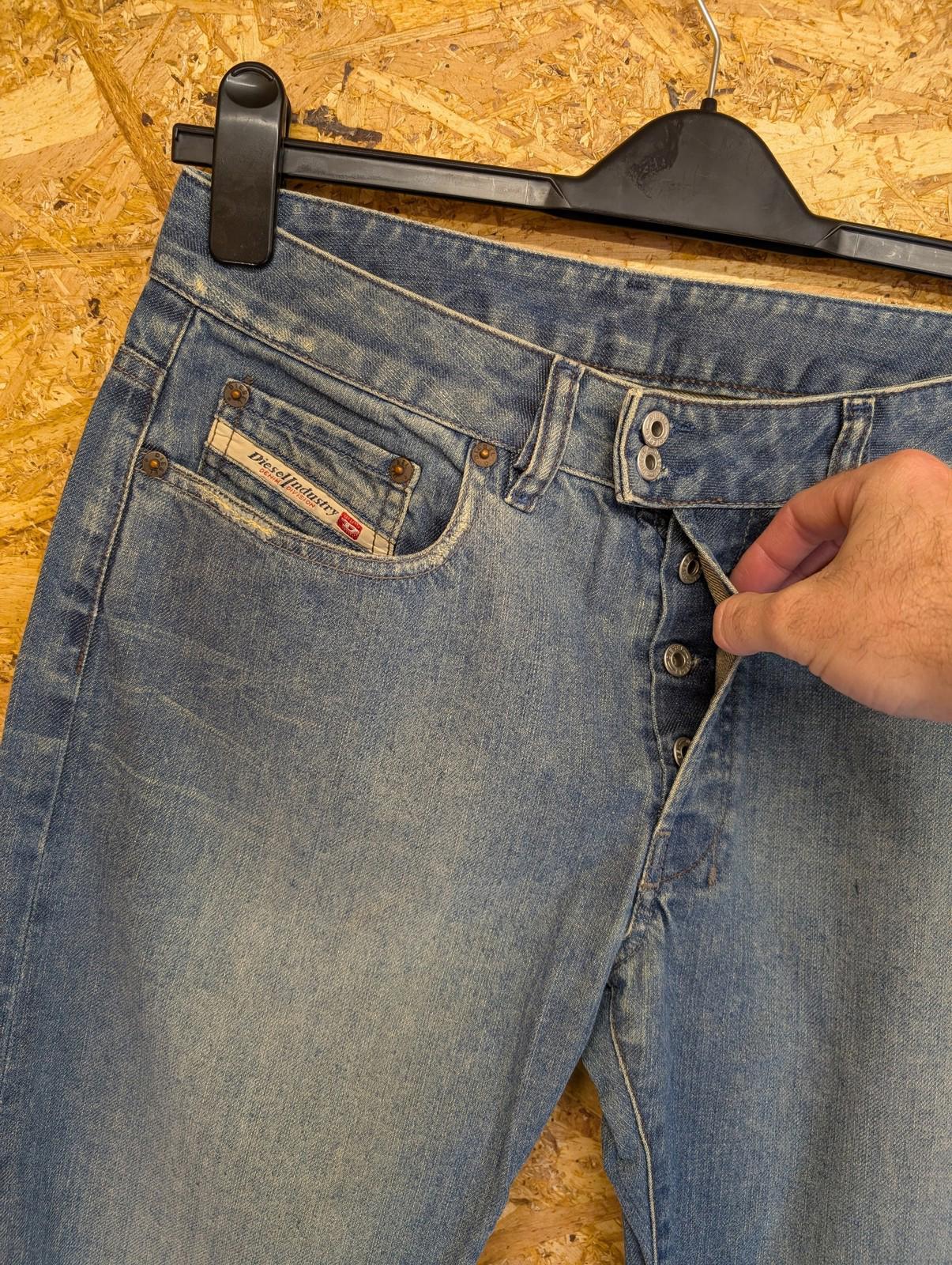 Diesel Rabox Jeans Mens W30 L30 Straight Leg Mid Blue Button Fly Vintage Y2K