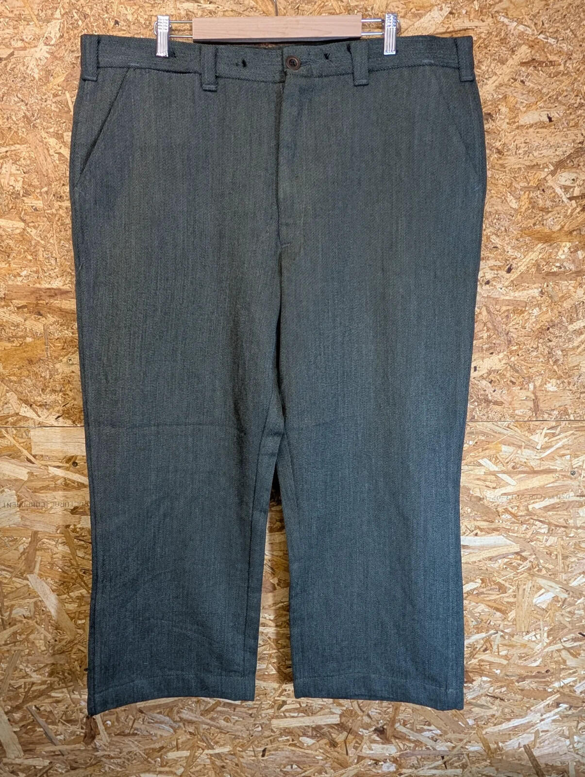Filson Forestry Cloth Trousers W42 L28 Style 180 Wool Green Work Wear USA Made