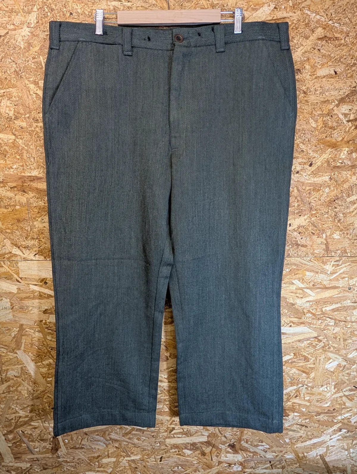 Filson Forestry Cloth Trousers W42 L28 Style 180 Wool Green Work Wear USA Made