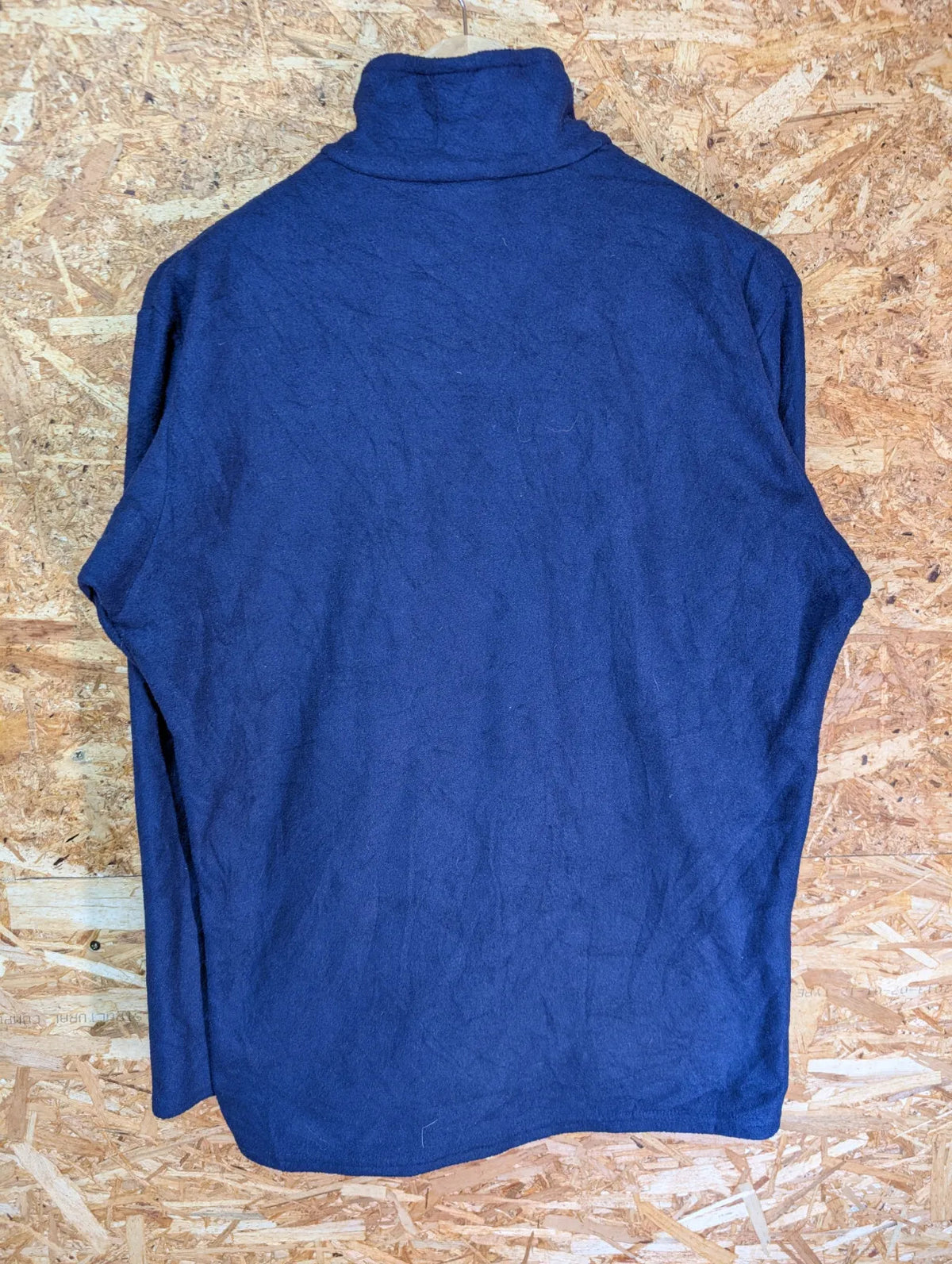 Patagonia Capilene 1/4 Zip Fleece Mens Medium Blue Hiking Walking Layer Collared