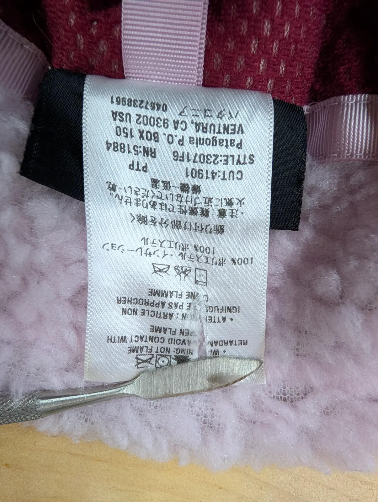 Patagonia Retro-X Fleece Jacket Womens XL Light Pink Full Zip Synchilla Sherpa