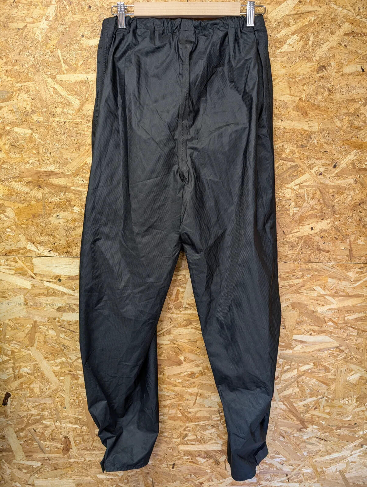 Sprayway Waterproof Overtrousers Black Synthetic Ripstop Packable Outdoor Hiking