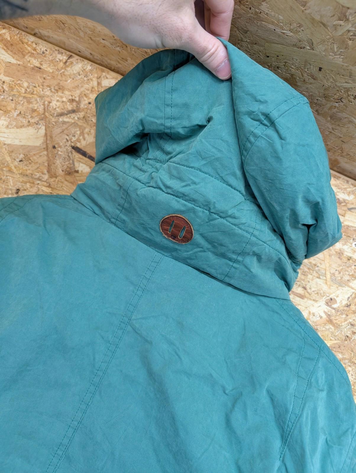 Scotch & Soda Parka Coat Large Men Snorkel Hood Fishtail Lined Mod Green Canvas