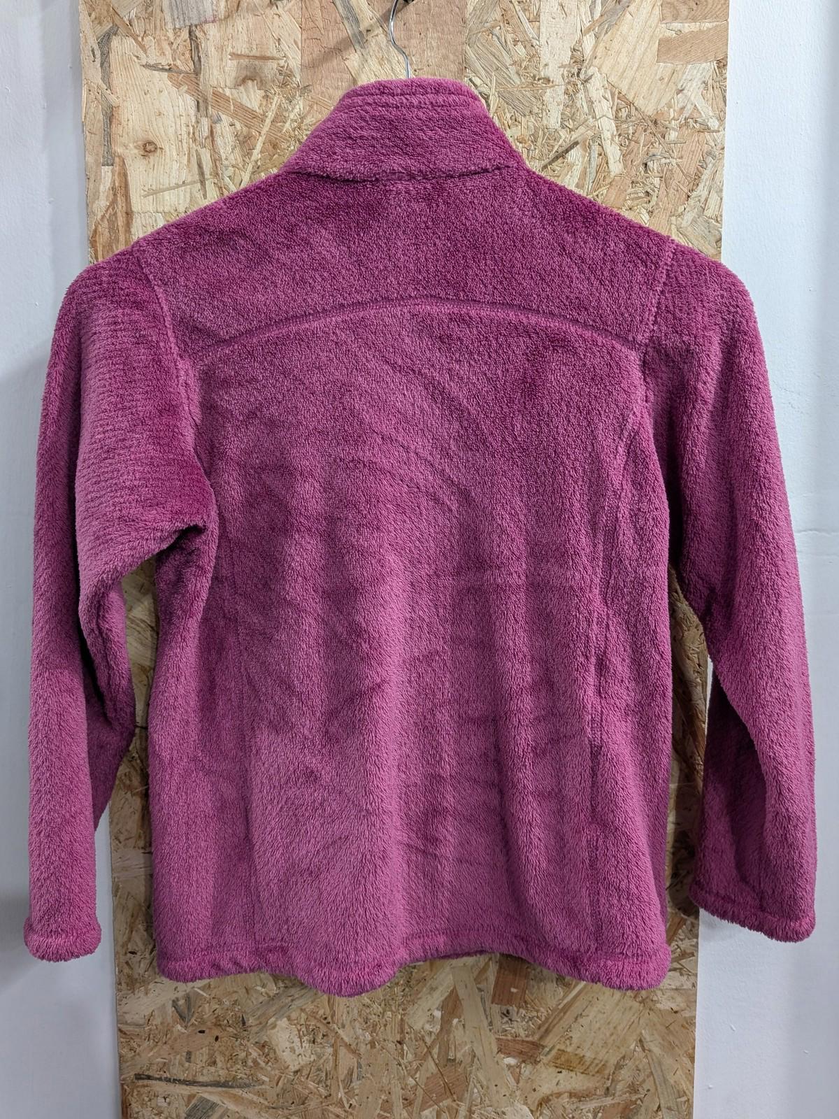 Patagonia Fleece Age 10 Girls Medium Jumper Pullover Pink Hiking Warm