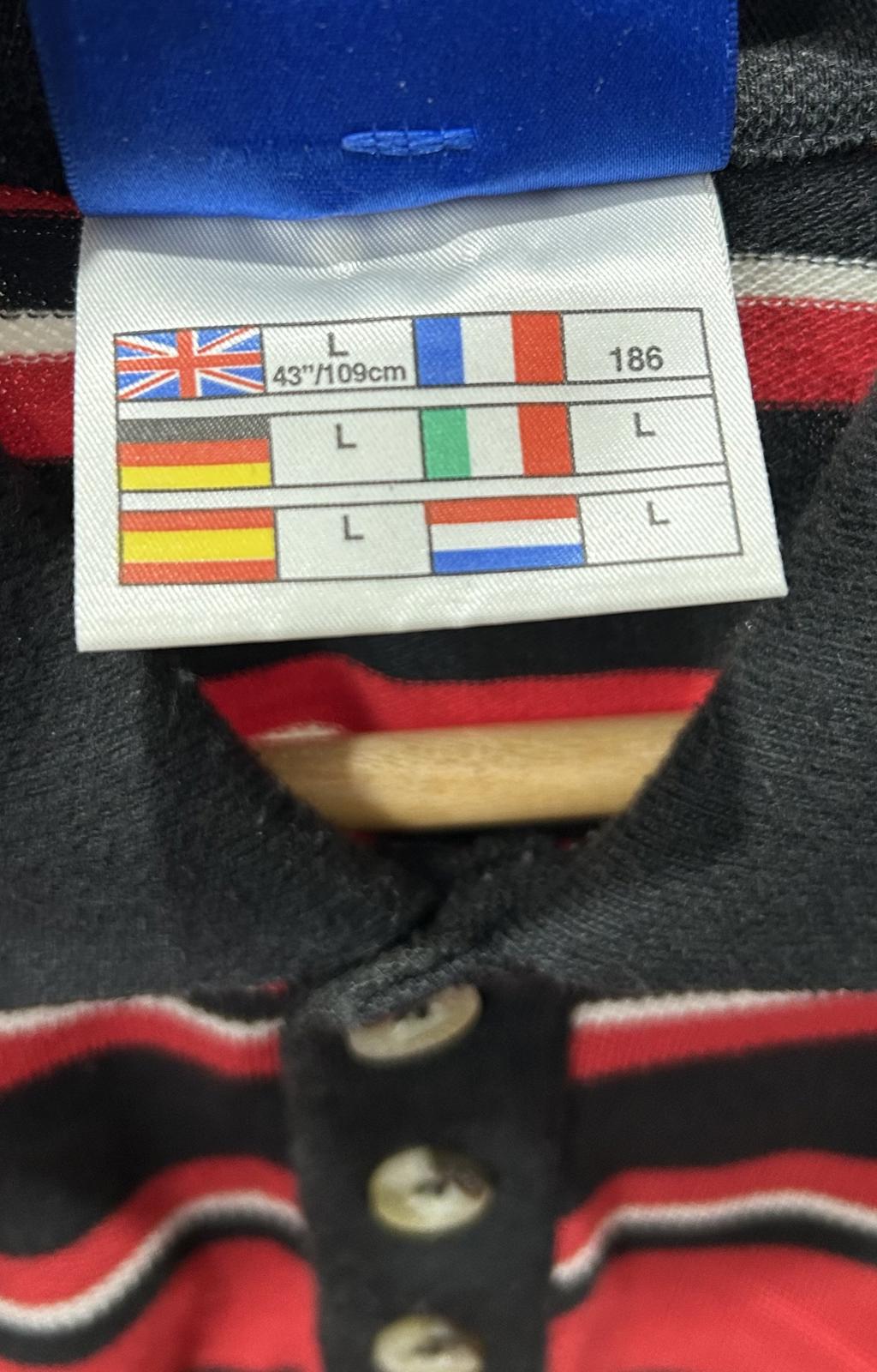 Manchester United Large Polo Shirt 90s Training Football Umbro Vintage Jersey