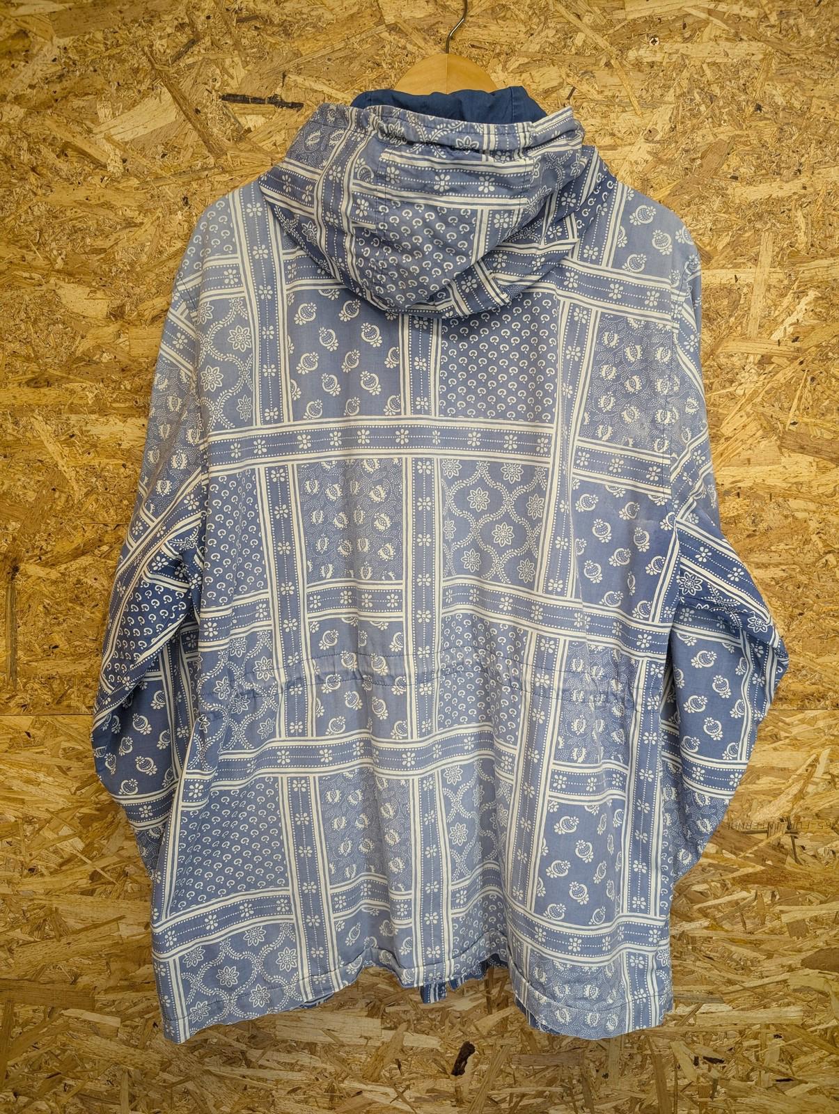 United Colours of Benetton Jacket XL-2XL 46 Men Aztec Hooded Cotton 90s Italy