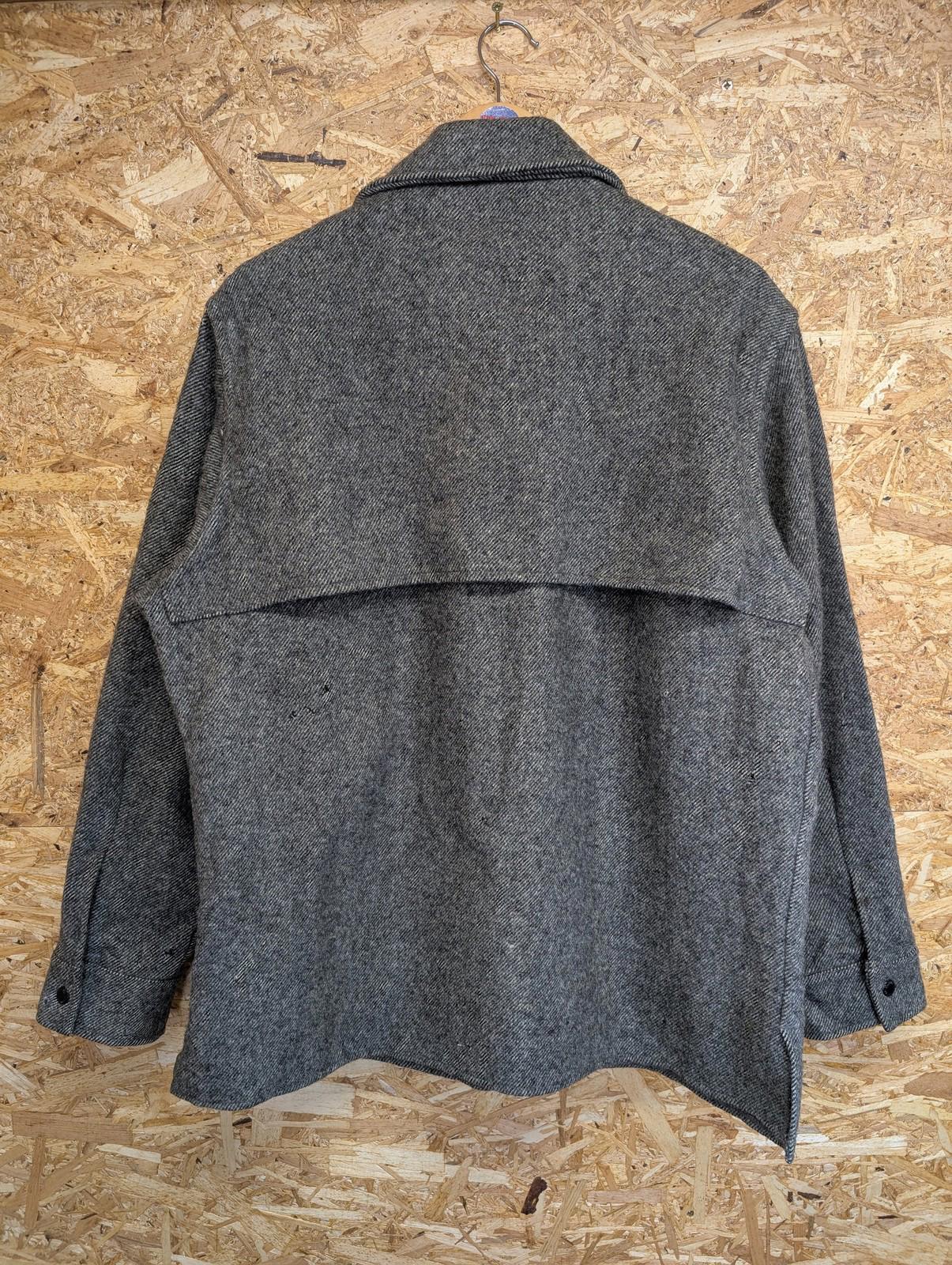 Filson Wool Cape Coat Large Men Style 95 Double Mackinaw Grey Jacket Vintage