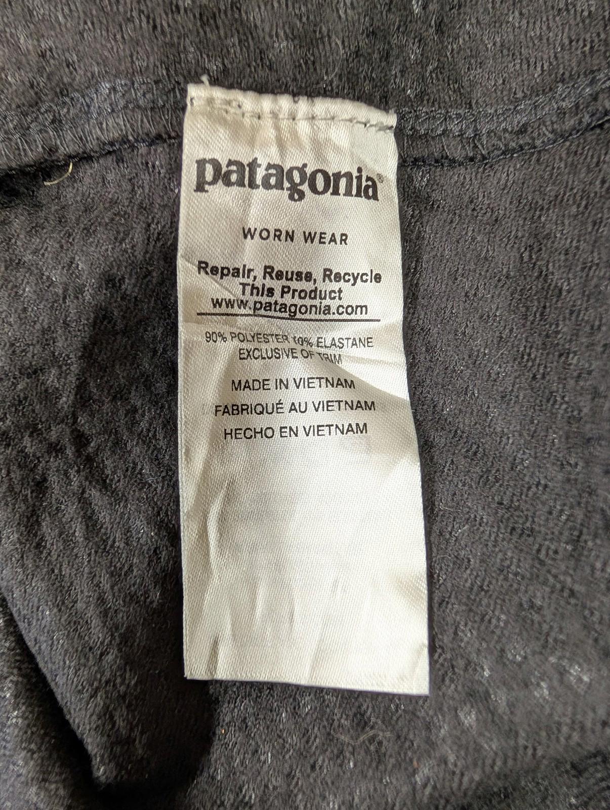 Patagonia Adze Softshell Jacket Large Women Black Lightweight Zip Hiking Walking