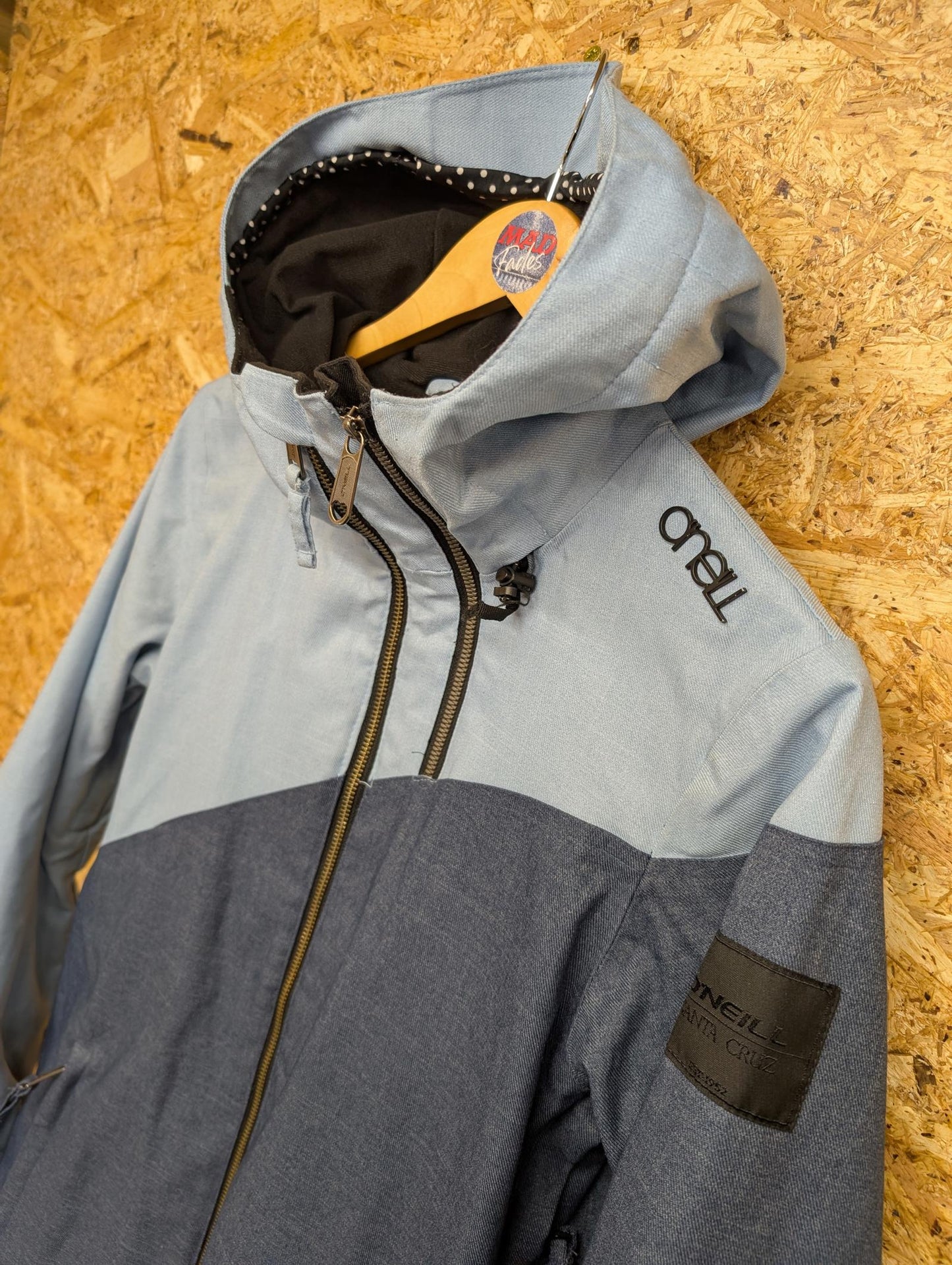 O'Neill Womens Small Snow Freedom Series Ski Snowboard Thermal Jacket Blue