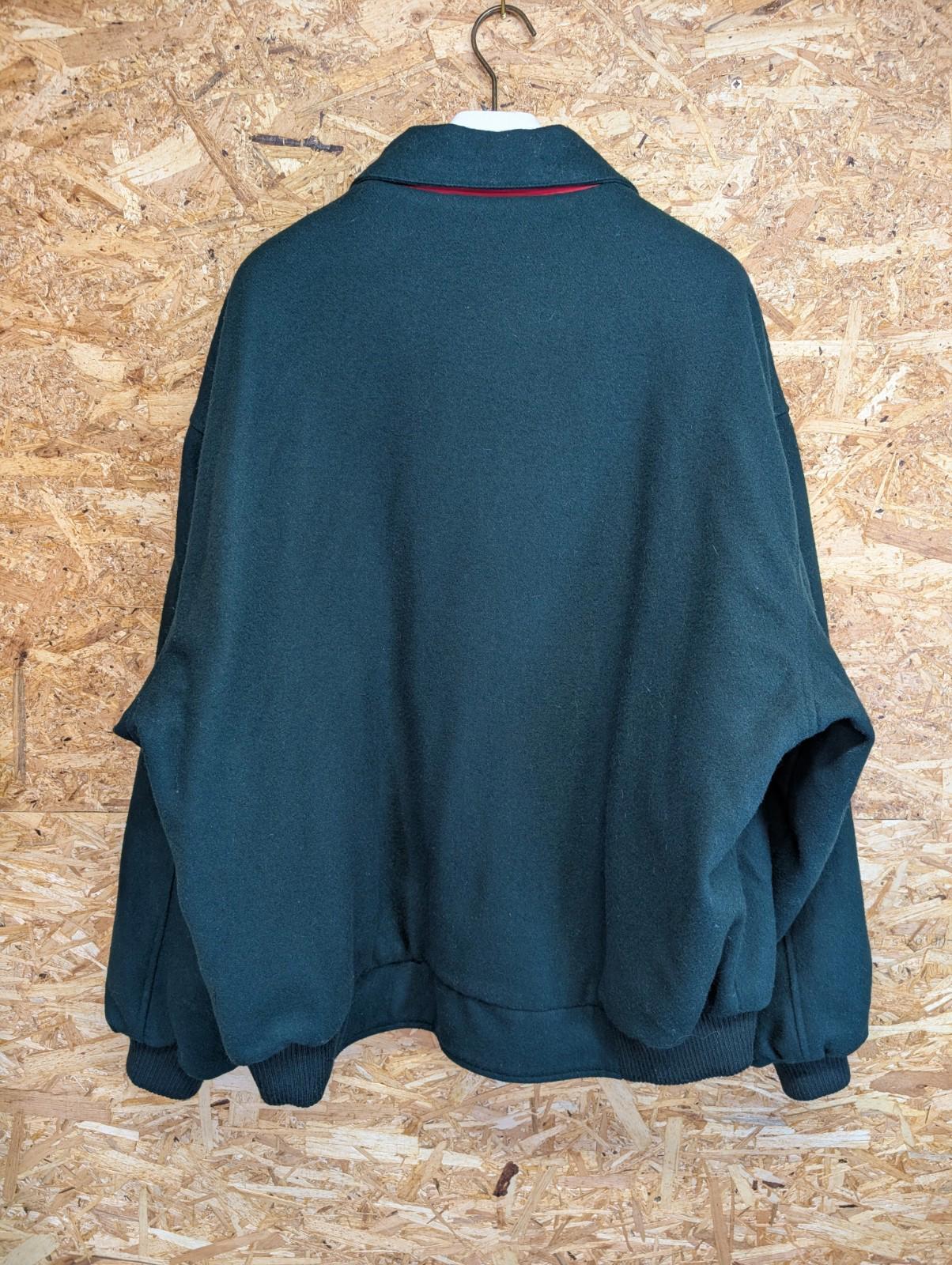 Gant Melton Mariner Bomber Jacket Large Men Americas Cup Vintage Wool Green