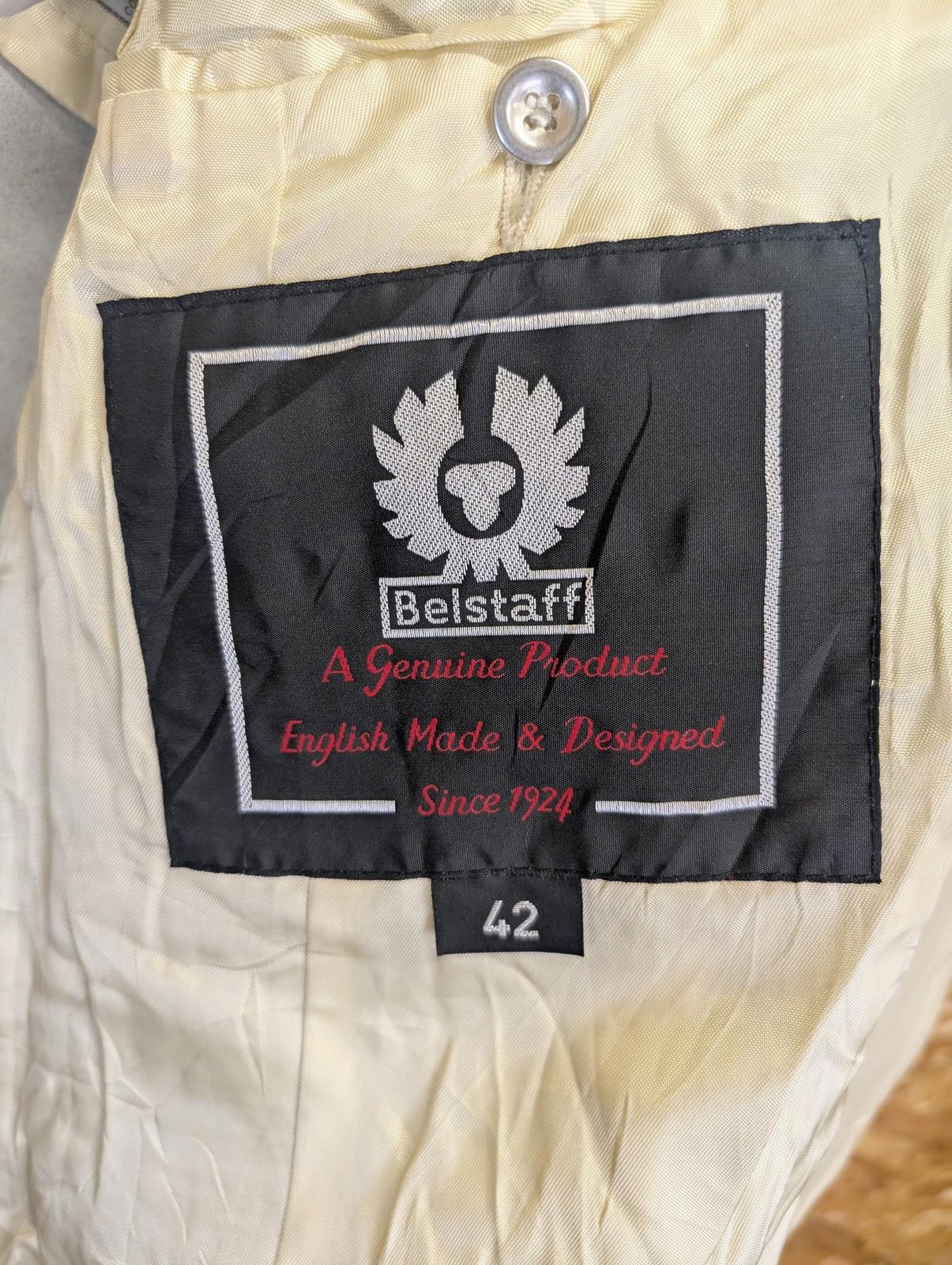 Belstaff Jacket Size 14 Women 42 Leather Italy Cream Beige Vintage Cafe Racer