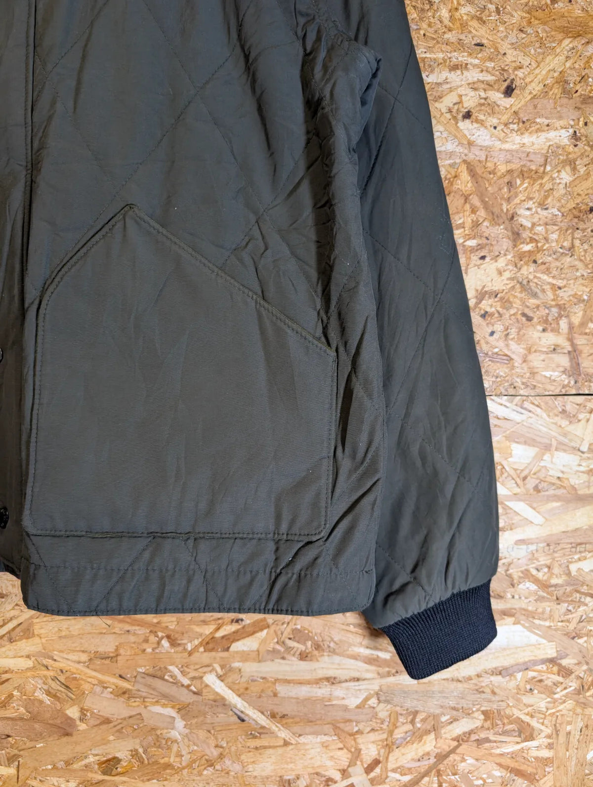 Filson Quilted Pack Bomber Jacket Mens Medium Dark Otter Green Padded Primaloft