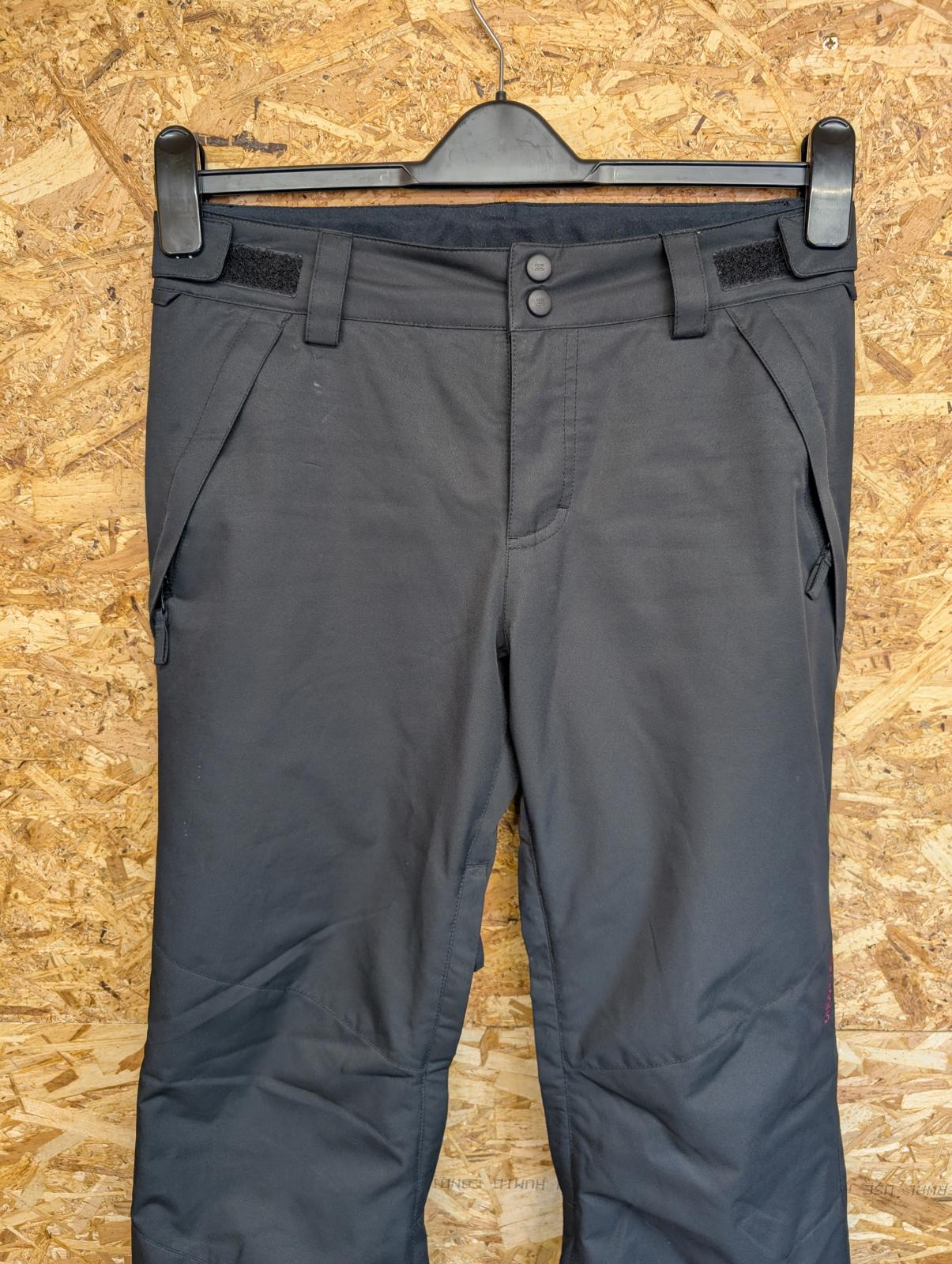 Billabong Salopettes Small W30 L31 Ski Trousers Cargo Black Snowboard Padded 10k