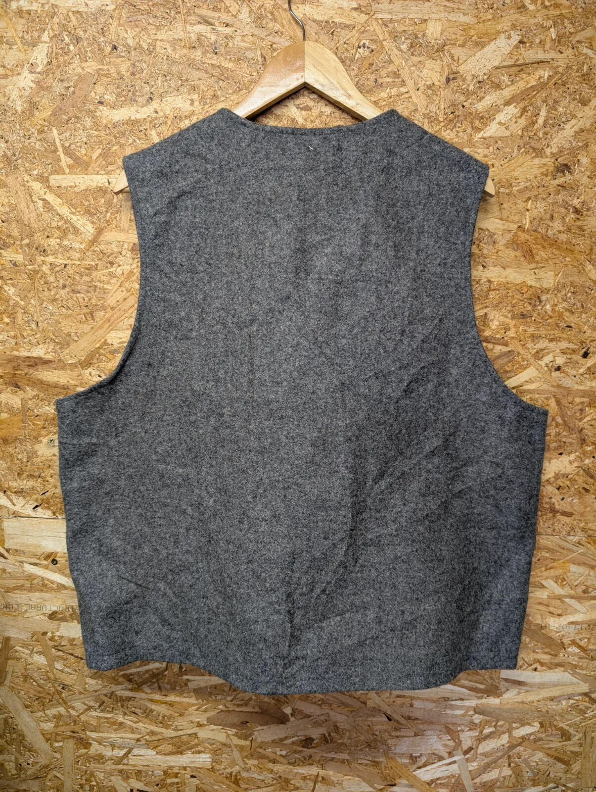 Filson Mackinaw Wool Vest Men XL 44 Heather Grey Gilet USA Pocket USA Body Thick
