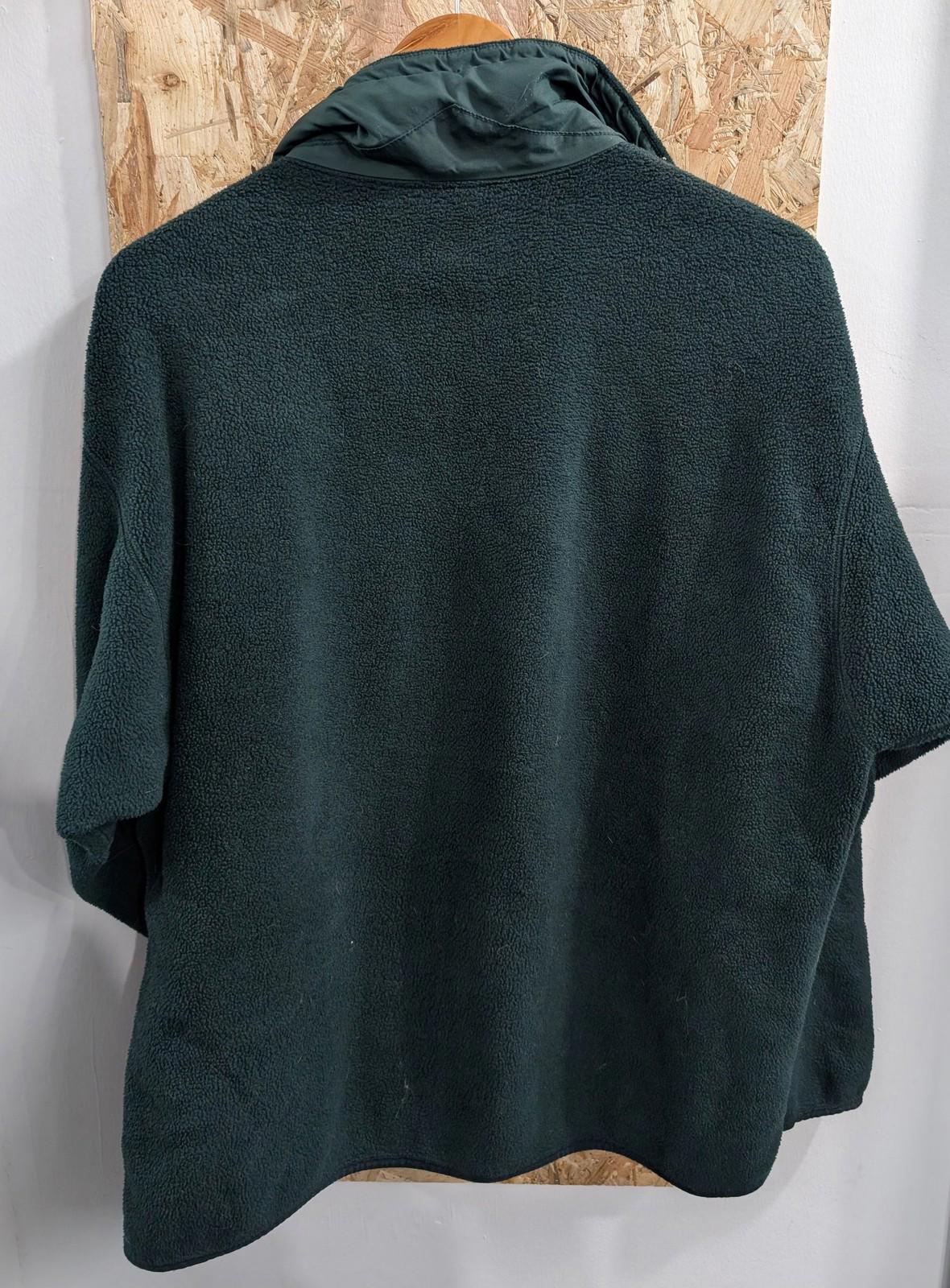 Patagonia Fleece Jacket Large Men Zip Pockets Green Hiking Vintage 90s Y2K Gorp