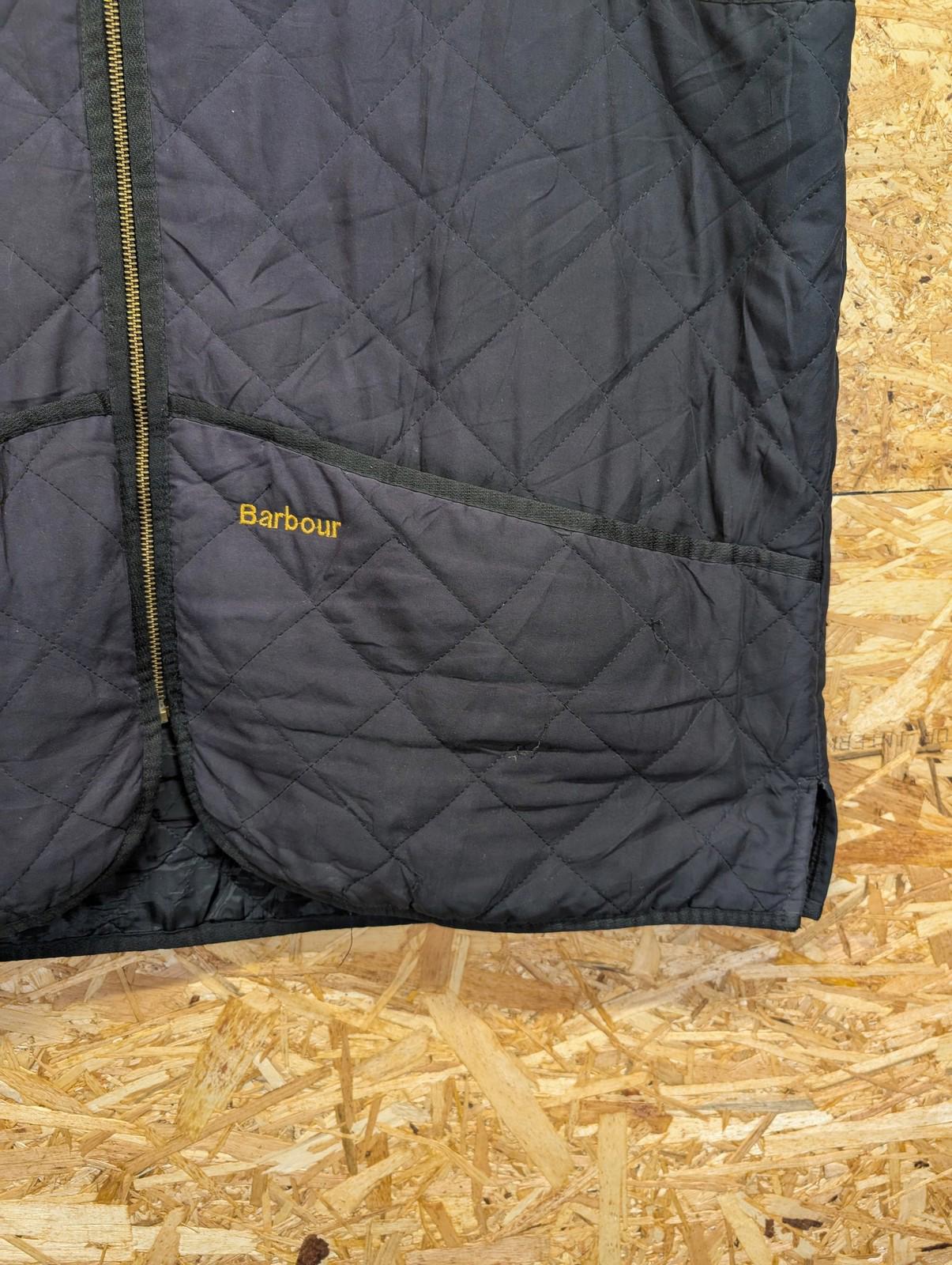 Barbour Quilted Vest Men XL Navy Blue Outdoor Layer Gilet Waistcoat Country