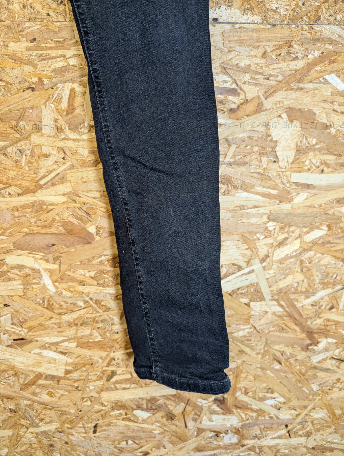 Diesel Thommer Jeans Mens W32 L32 Black Grey Charcoal Wash Denim Slim Zip Fly