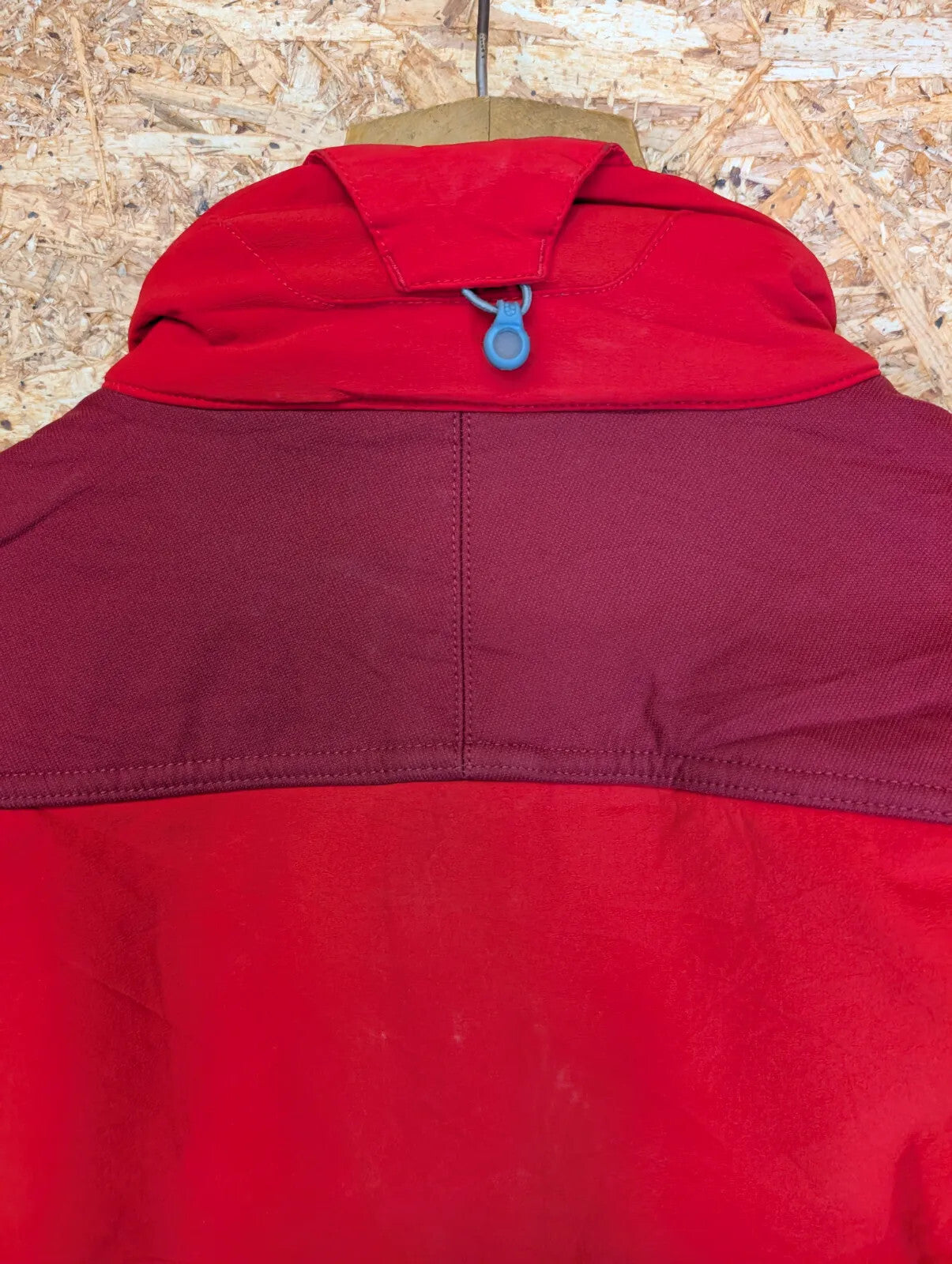 Patagonia Scythe Jacket Womens Medium Red Weatherproof Microgrid Fleece Lined