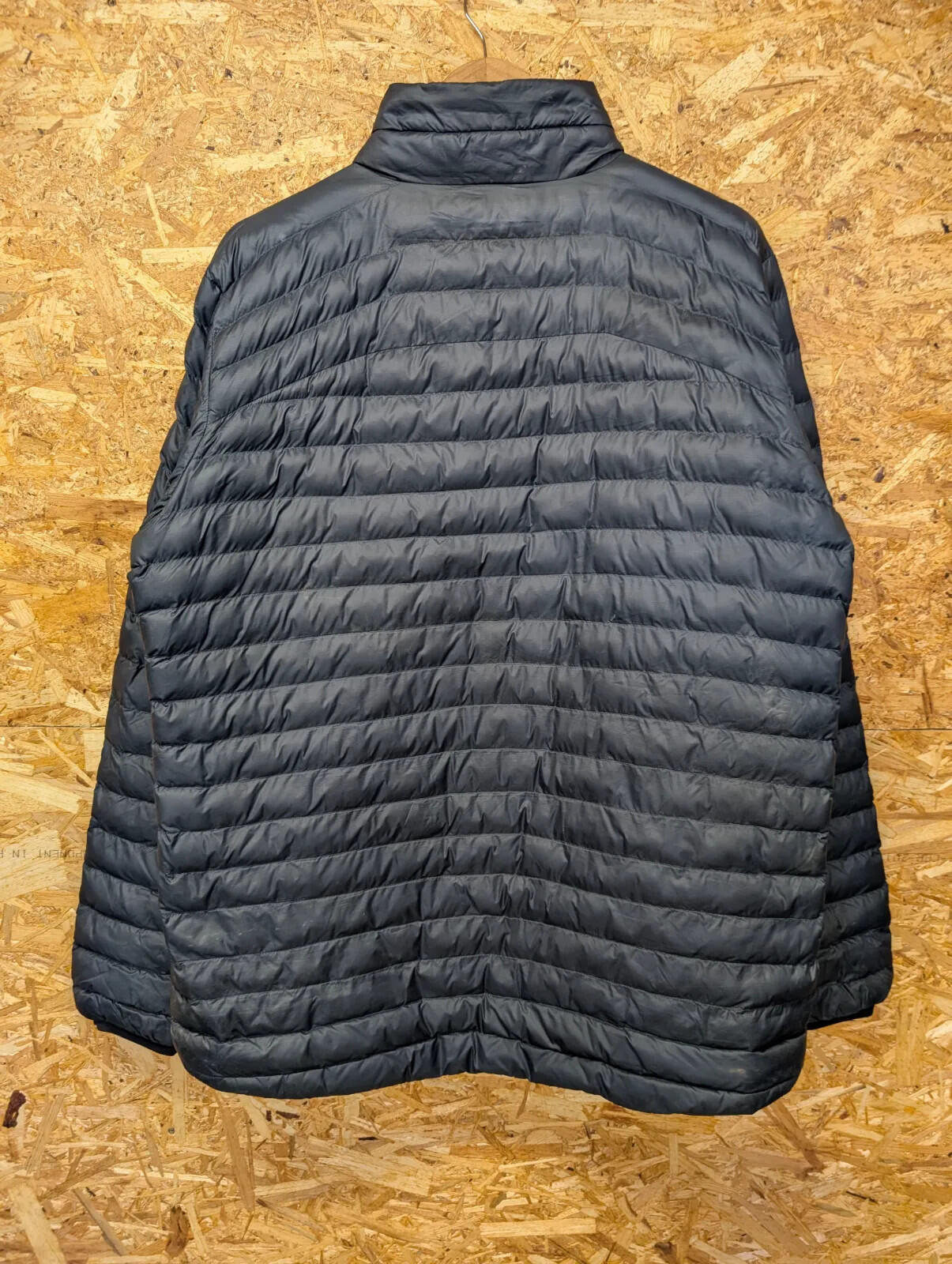 Rab Cirrus Puffer Jacket Mens XL Black Full Zip Insulated Pertex Quantum Layer