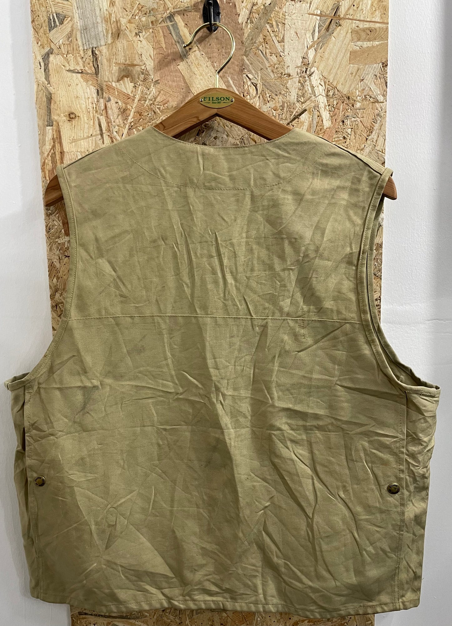 Filson Dry Tin Cruiser Vest Made In USA Style 8 Cloth Gilet Body Warmer 44 XL