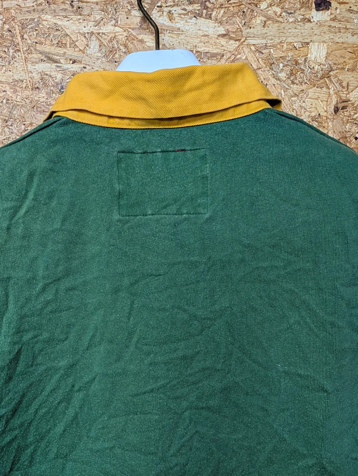 Vintage South Africa Rugby Shirt Mens Small Green Springboks Cotton Trader
