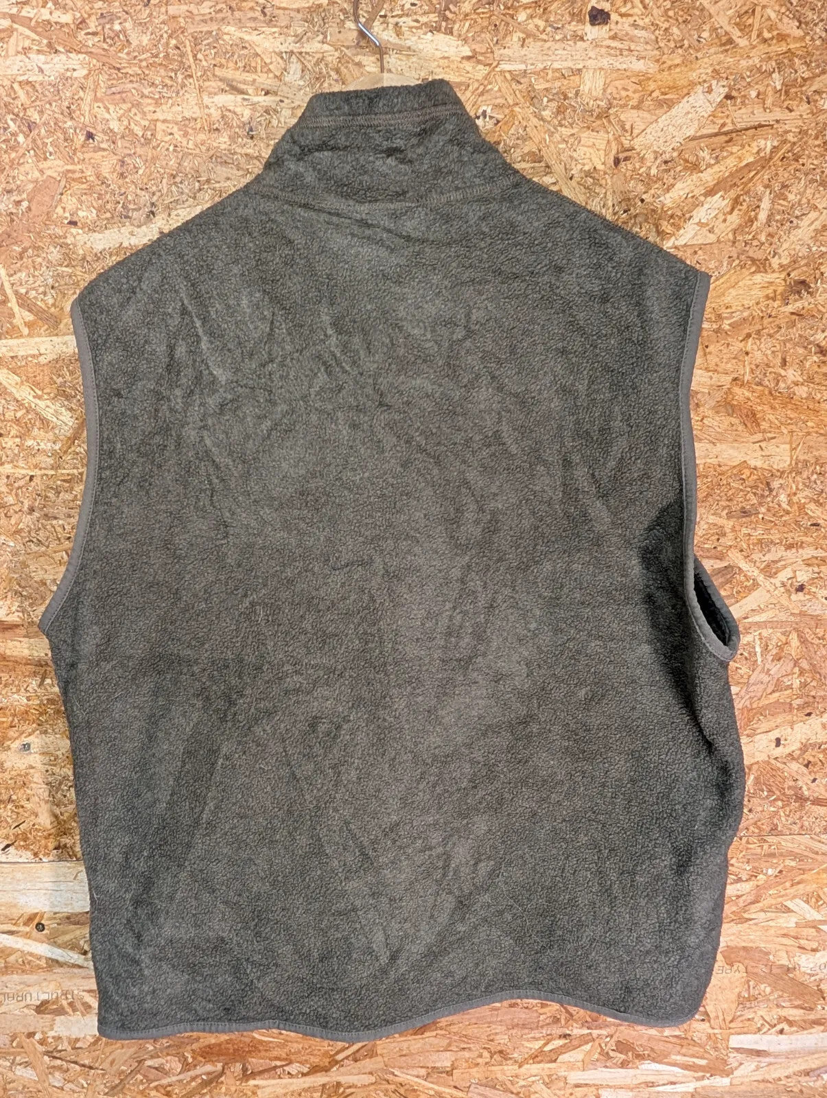 Patagonia Fleece Vest Mens Large Sage Green Synchilla Gilet Bodywarmer Full Zip