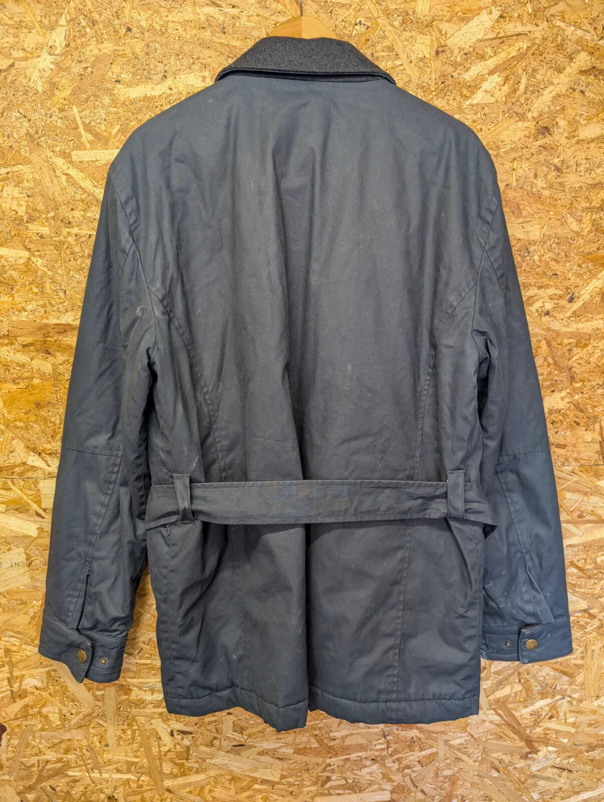 Howick The Hawker VI Field Jacket Mens Large Navy Cotton Full Zip Canvas Padded