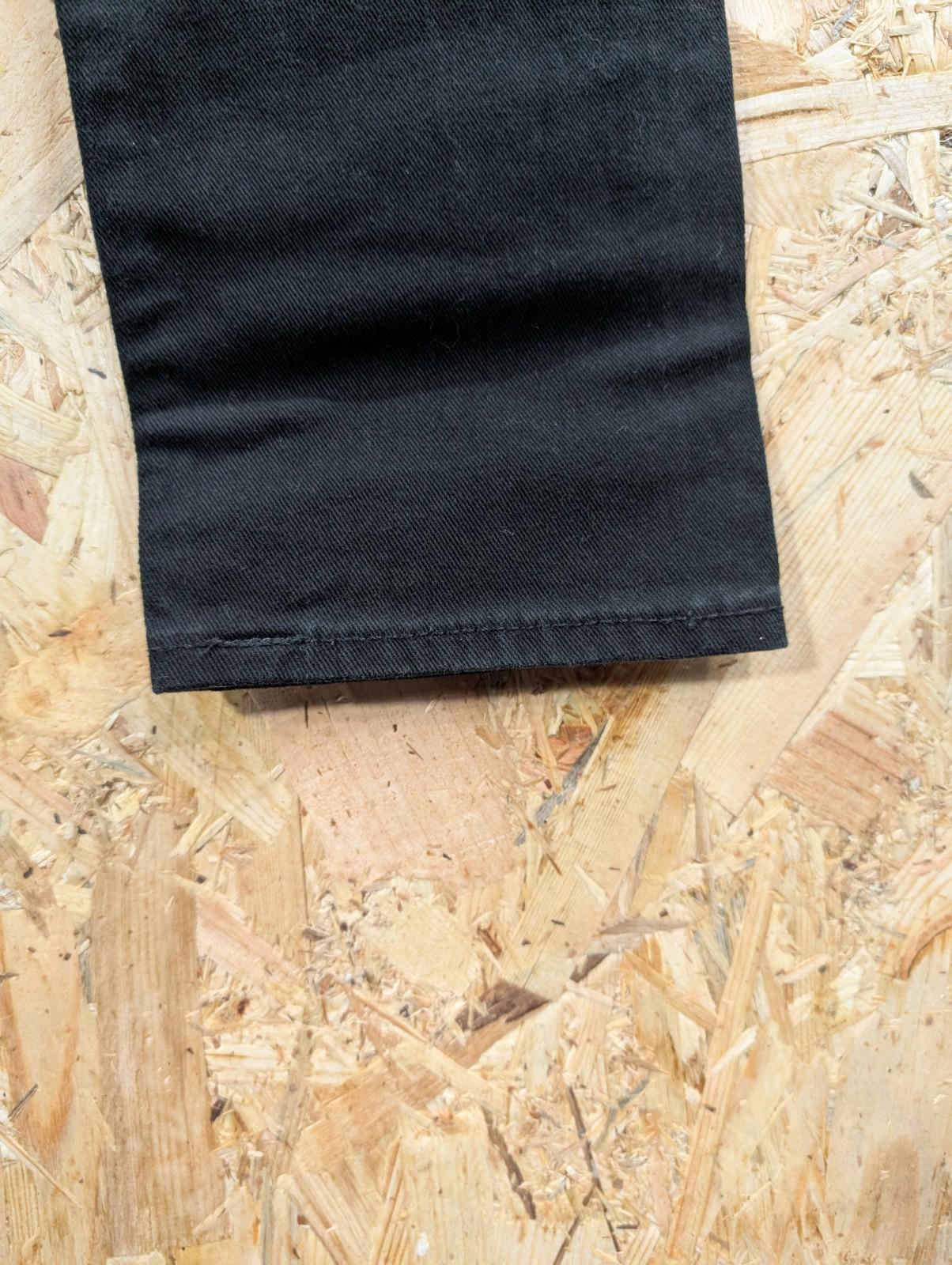 Levis 520 Slim Tapered Jeans W29 L32 Men Black Rock Goth Red Mexico Zip Fly