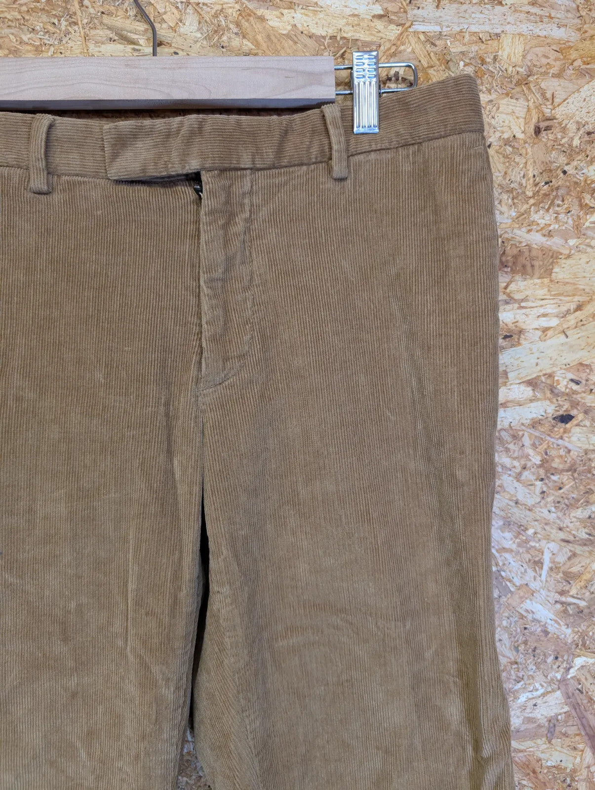 Ralph Lauren Corduroy Trousers Mens W30 L32 Brown Cotton Cords Preppy Fit