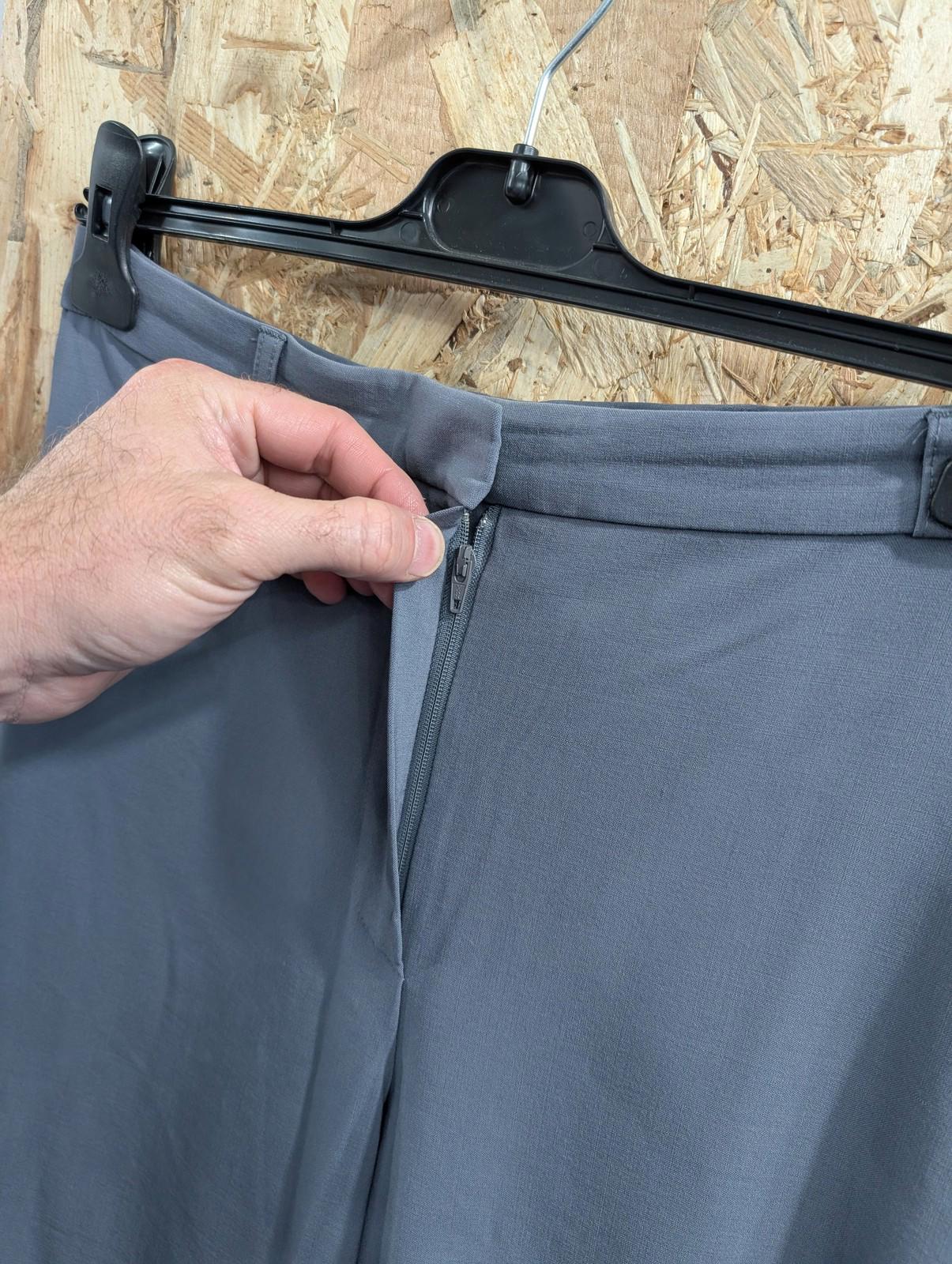 Emporio Armani Trousers W28 L34 UK 10 Women Wool Grey Italy Made Vintage Y2K