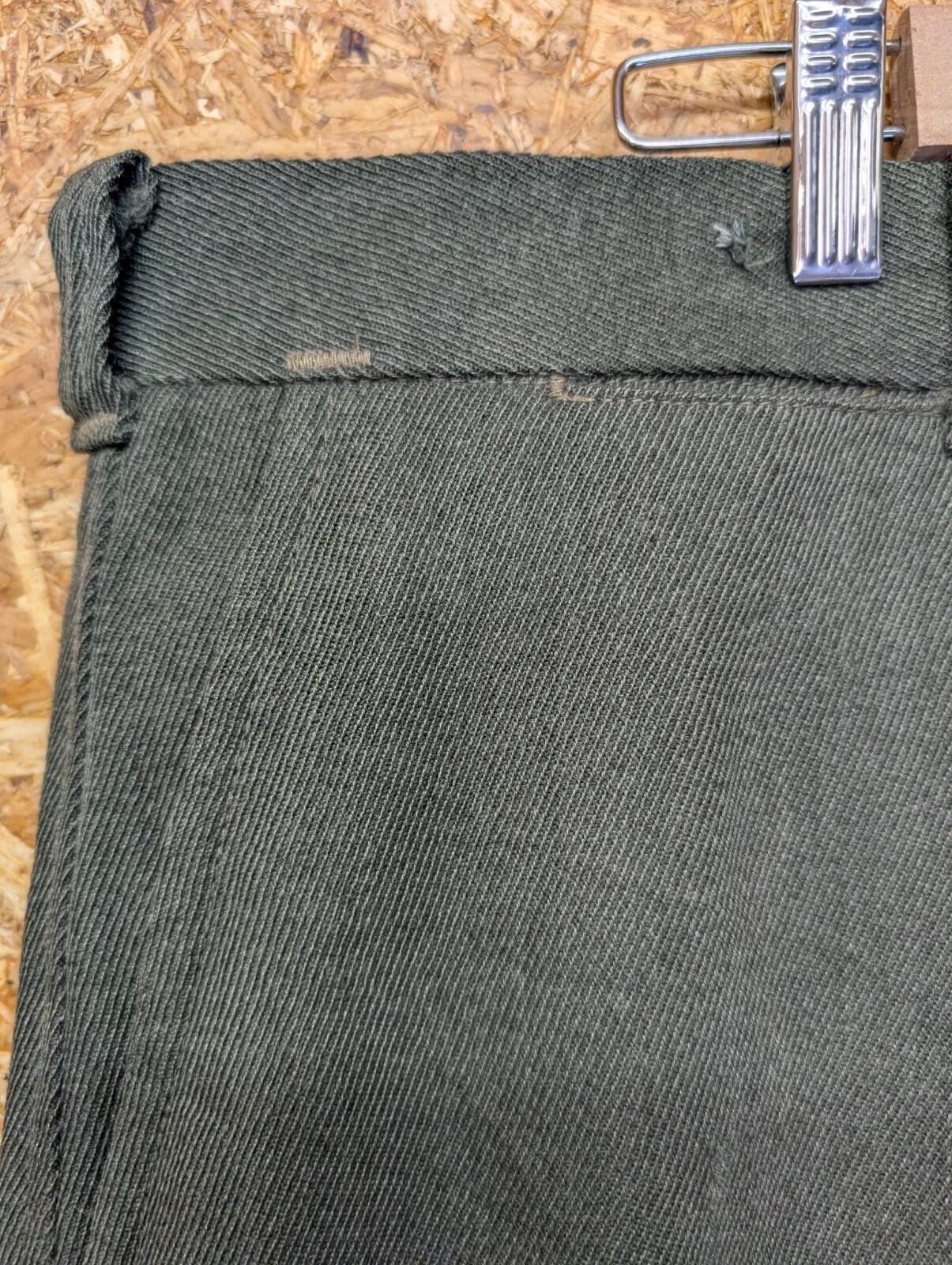 Filson Forestry Cloth Trousers W40 L28 Style 180 Wool Green Work Wear USA Made