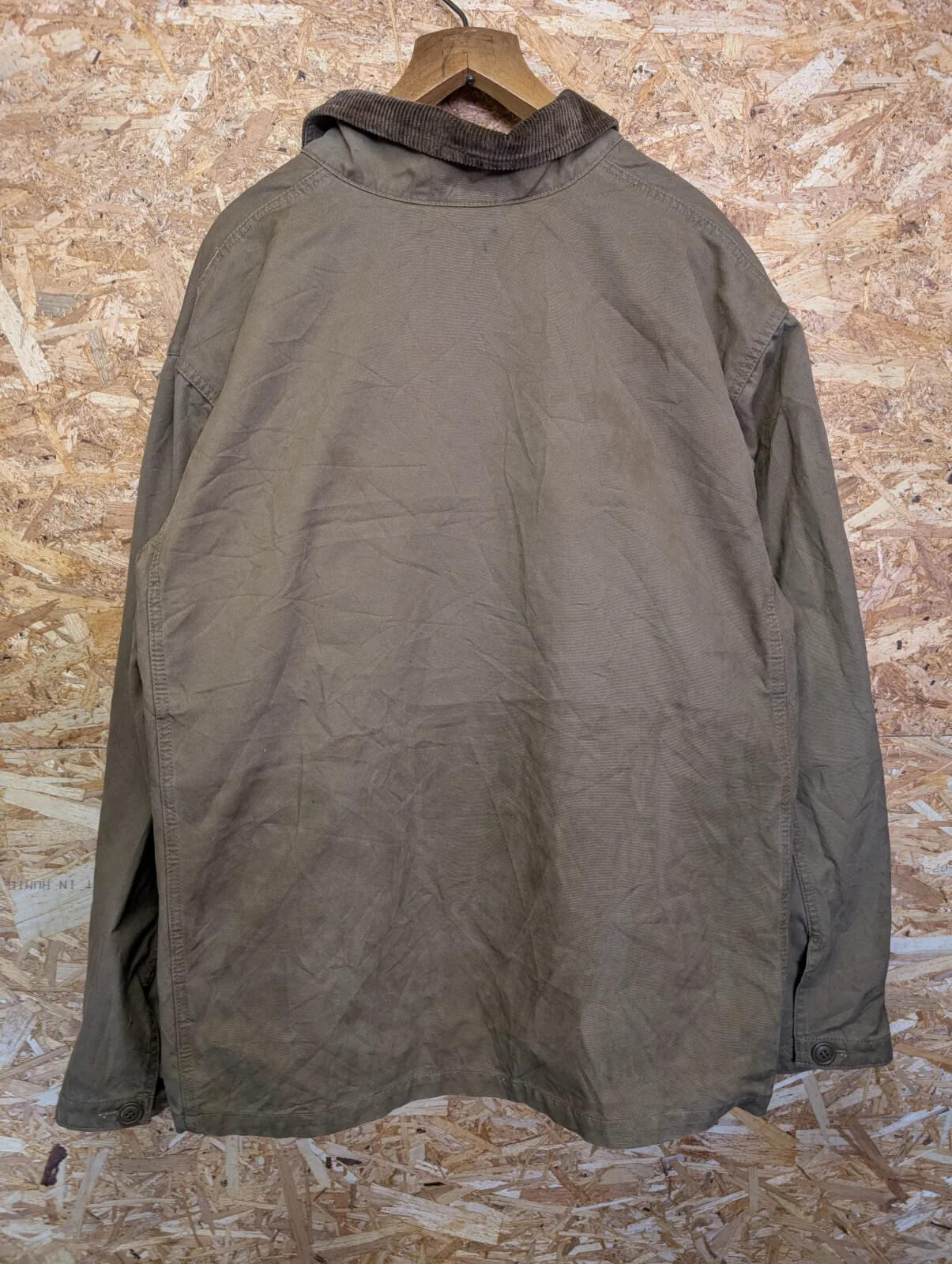 Filson Canvas Outfitter Jacket Men XXXL Kangaroo Brown Button Cord Detroit USA