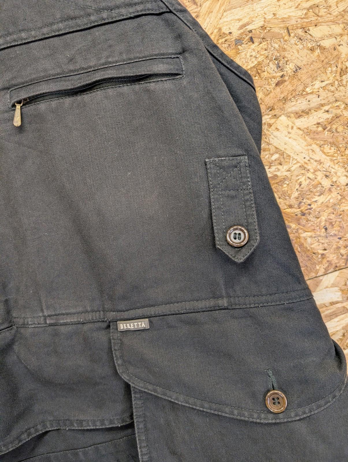 Beretta Shooting Vest 44 XL Men Outdoor Hunting Pockets Black Tactical Waistcoat