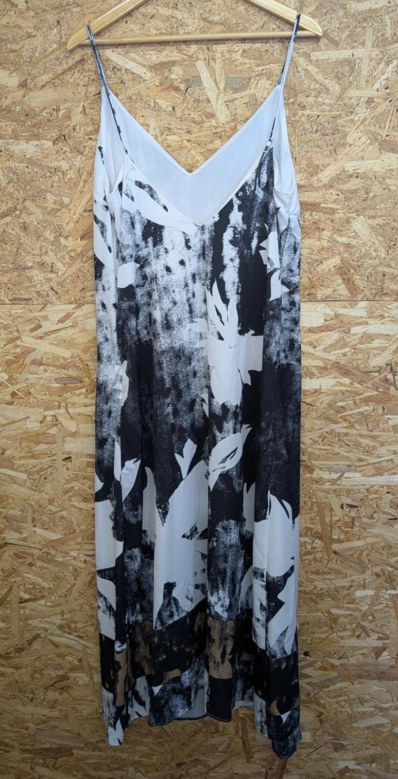 Calvin Klein CK Size M 12-14 Maxi Dress Recycled CDC Print Slip Dress