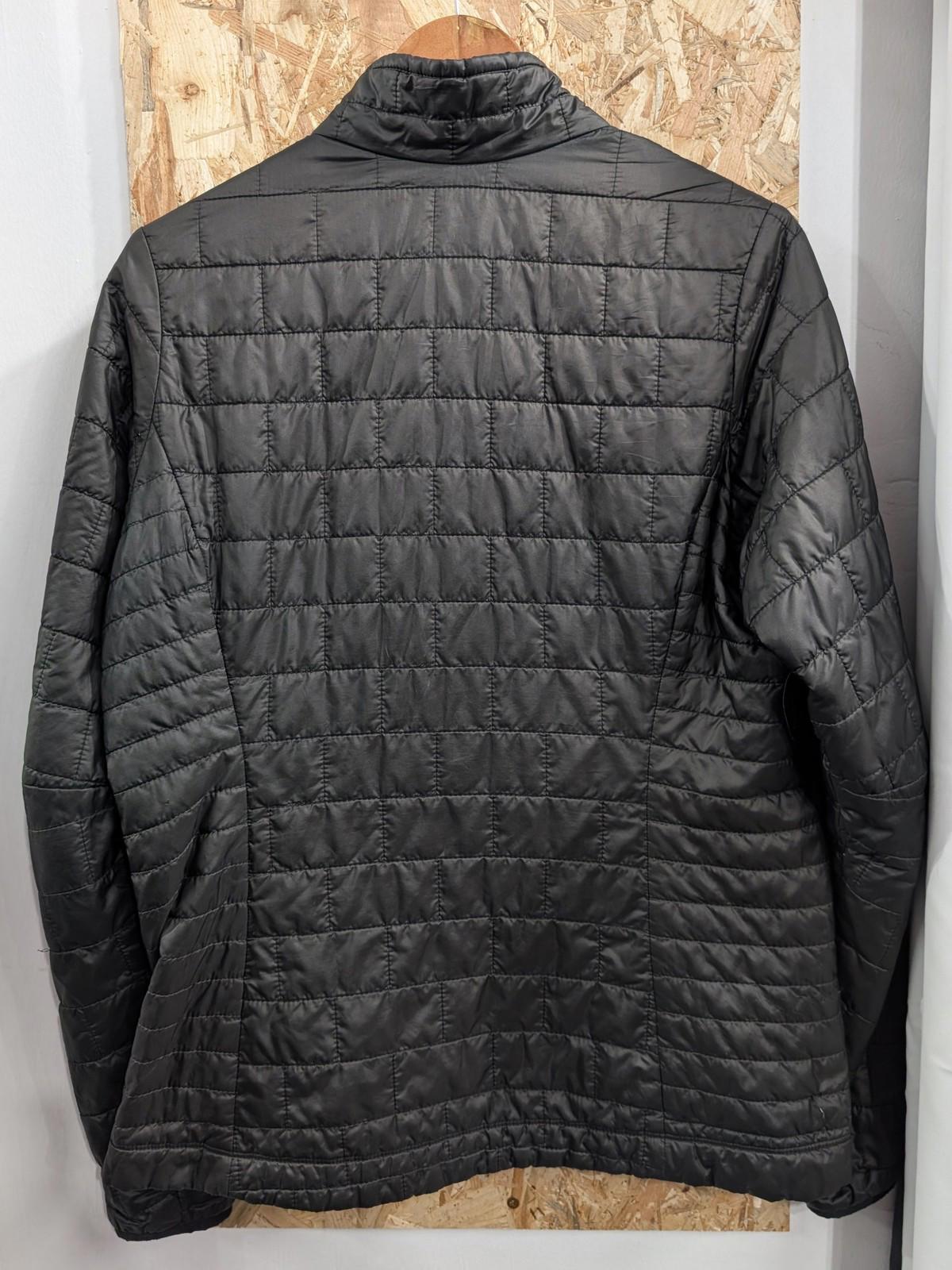 Patagonia Nano Puff Jacket Large Women Quilt Black Insulated Winter Coat Puffer